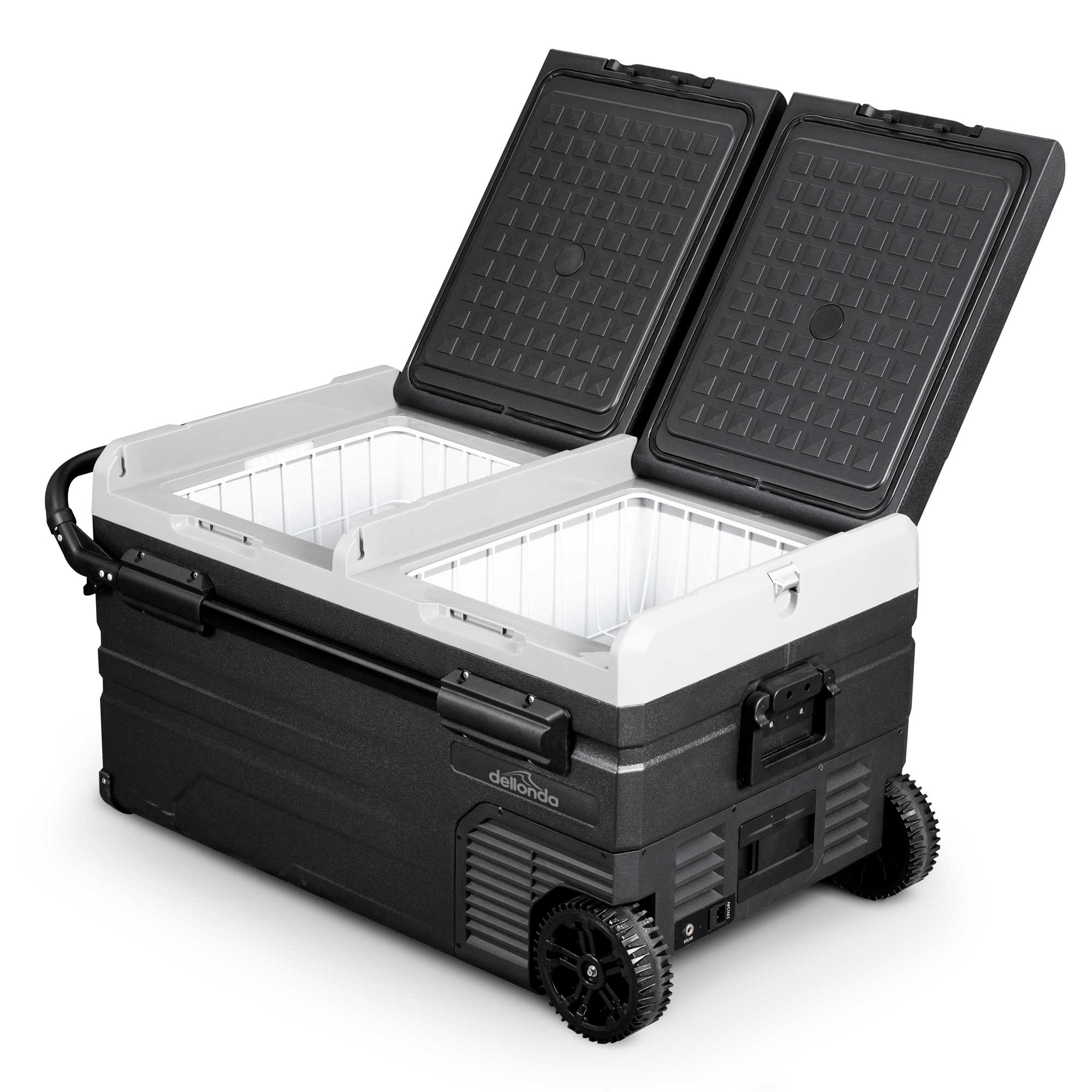 95L Portable Car Fridge Freezer - 12V/24V Dual Zone Compressor Cooler for Road Trips, Camping & Outdoor Adventures | DL128 Model