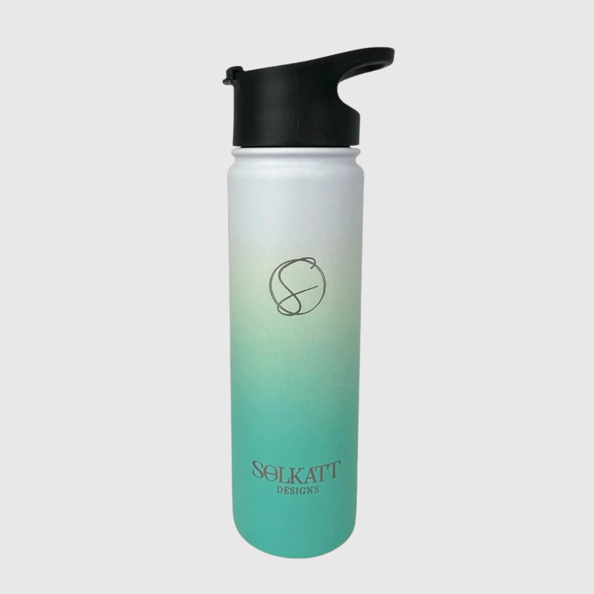 Ocean Aqua Insulated Stainless Steel Water Bottle 650ml (22oz) - Leakproof & BPA Free - Perfect for Hiking, Gym & Outdoor Activities