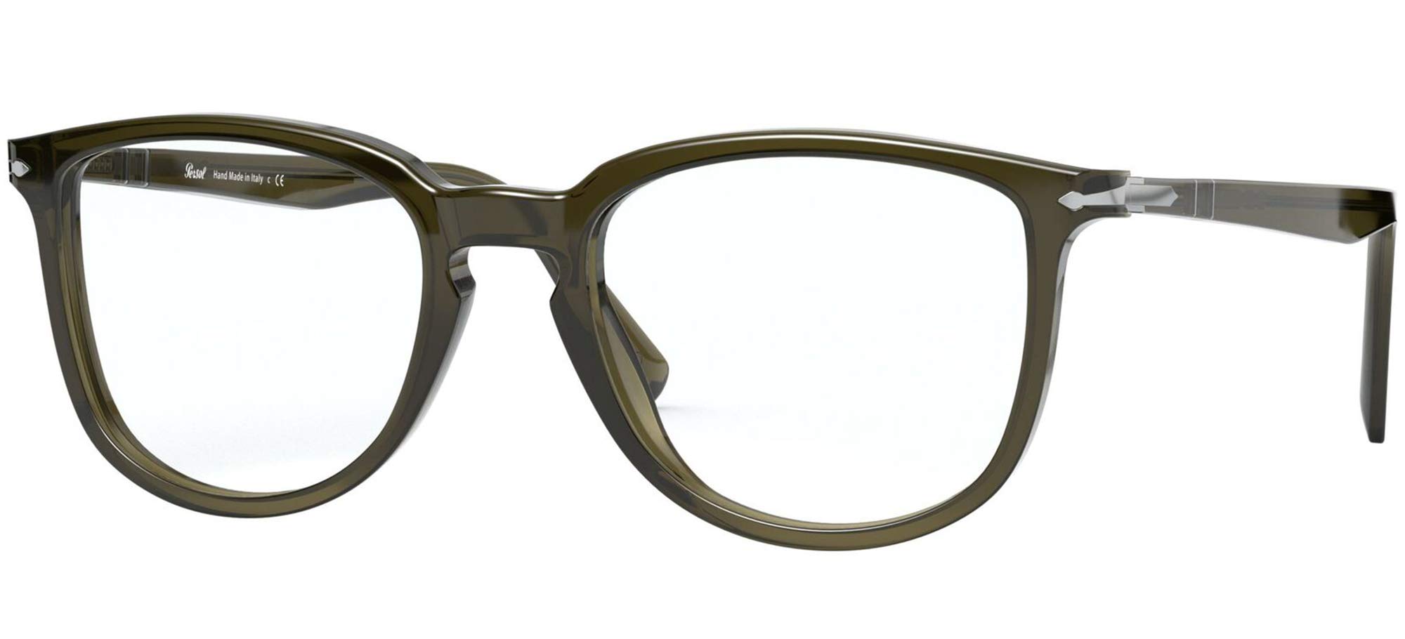 Persol Women's Po3240v Square Prescription Eyeglass Frames - Stylish & Durable for Work, Reading & Everyday Wear