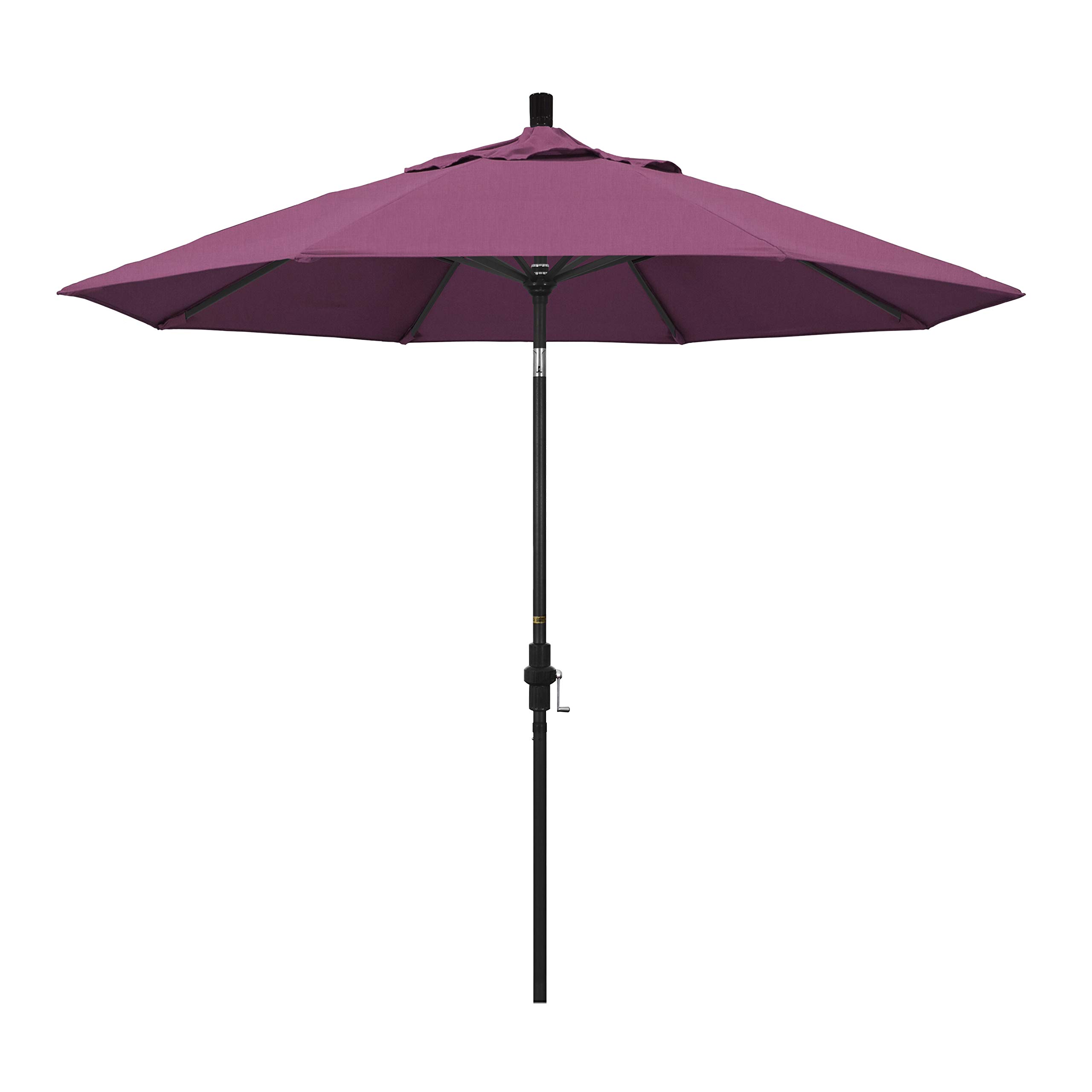 California Umbrella GSCU908302-57002 9-Foot Round Patio Umbrella in Iris Color - Perfect for Outdoor Dining, Poolside Lounging, and Garden Relaxation