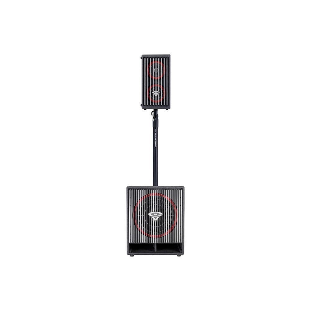 Cerwin Vega Pro CVPOLE 1A Adjustable Telescopic Pole Speaker - Portable PA System for Outdoor Events, DJ Parties & Live Performances