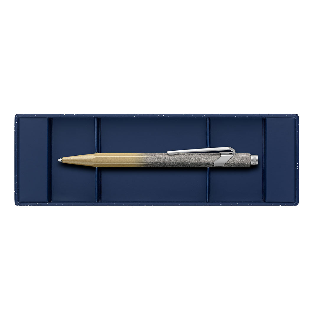 Premium Caran d'Ache 849 Ballpoint Pen in Cosmic Gold - Luxury Writing Instrument for Professionals, Gift & Office Use