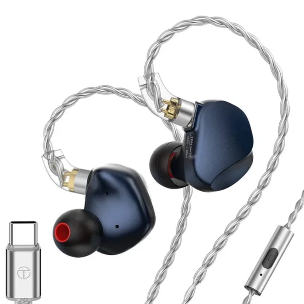 TRN VX Pro 9 Drivers Hybrid In-Ear Monitors - High Resolution Audiophile IEMs for Music, Gaming & Studio Recording