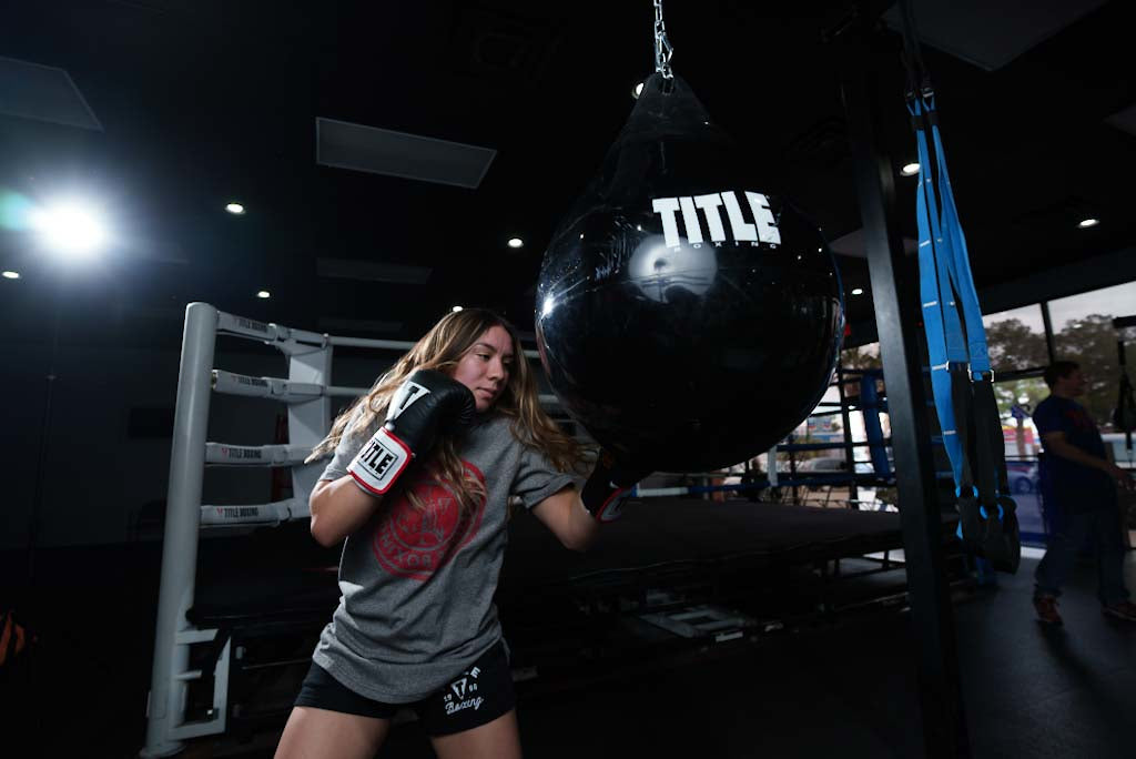 TITLE Boxing Aqua Training Punching Bag - Water-Filled Heavy Bag for Boxing, MMA & Fitness - Perfect for Home Gym, Cardio Workouts & Martial Arts Training