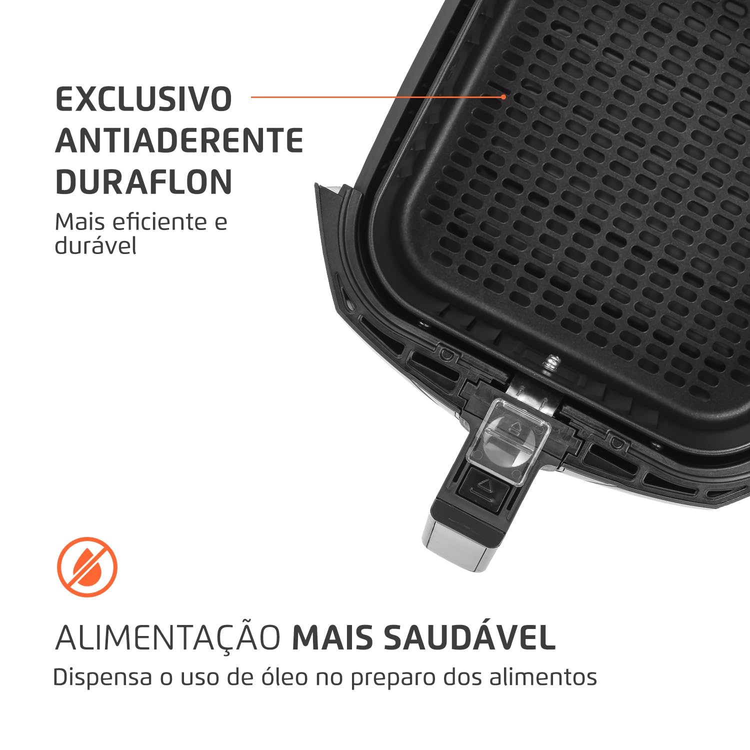 Mondial AFN-50-BI 5L Air Fryer - Oil Free Fryer, 1900W, 110V, Black/Stainless Steel - Perfect for Healthy Cooking, Crispy Snacks & Family Meals