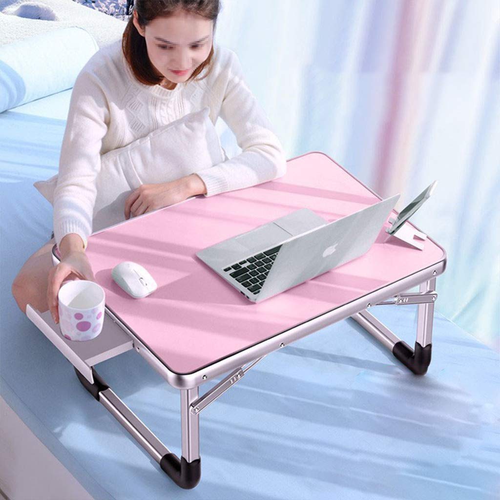Portable Folding Lap Desk - Adjustable Standing Laptop Table for Bed, Sofa & Floor Use | Lightweight Breakfast Tray & Notebook Stand | Perfect for Home Office, Reading, Kids Study (Green, 70x50cm) - Ideal for Remote Work, Coffee in Bed & Small Space Living