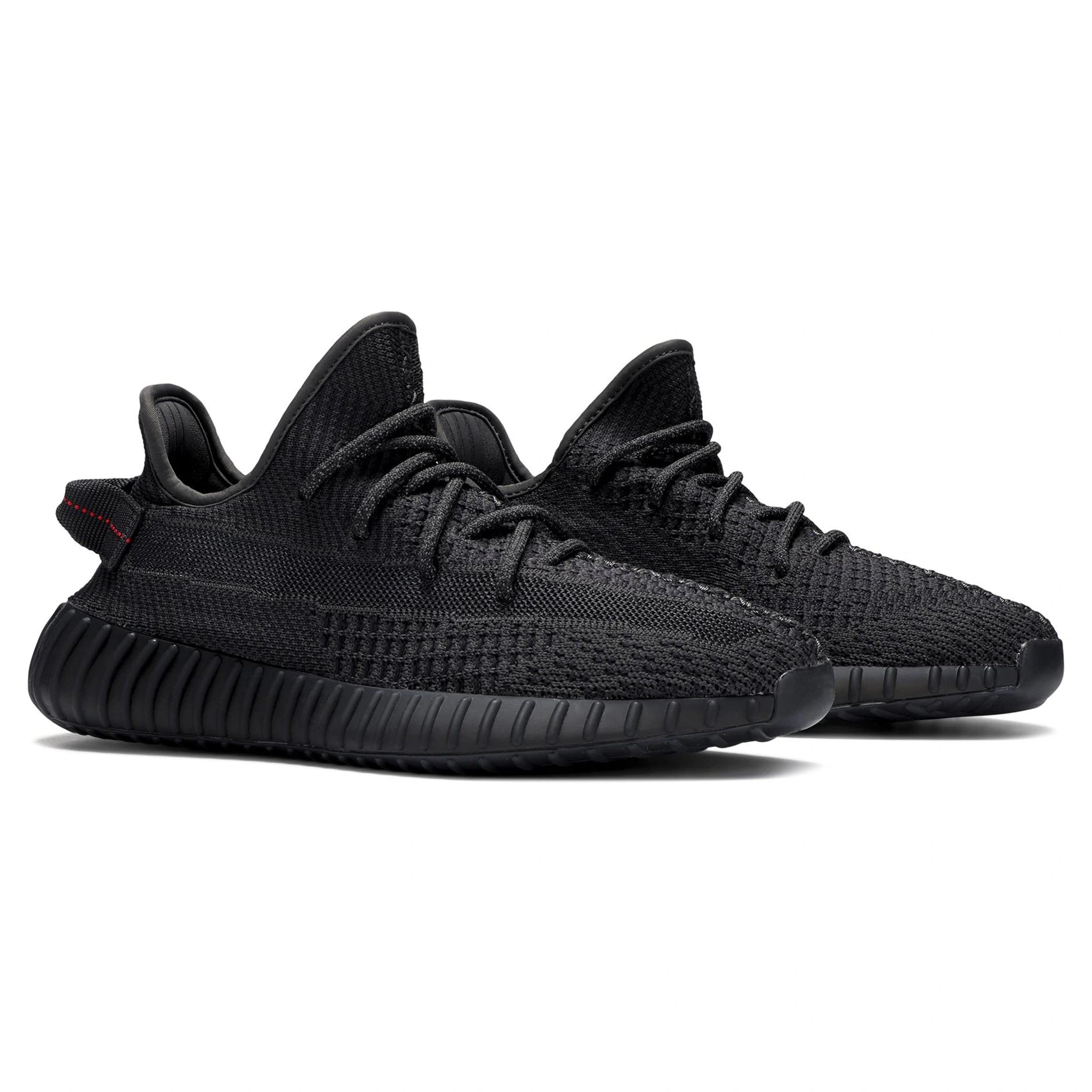Adidas Yeezy Boost 350 V2 Static Black Non-Reflective Men's Running Shoes - Perfect for Jogging, Gym Workouts & Streetwear Fashion