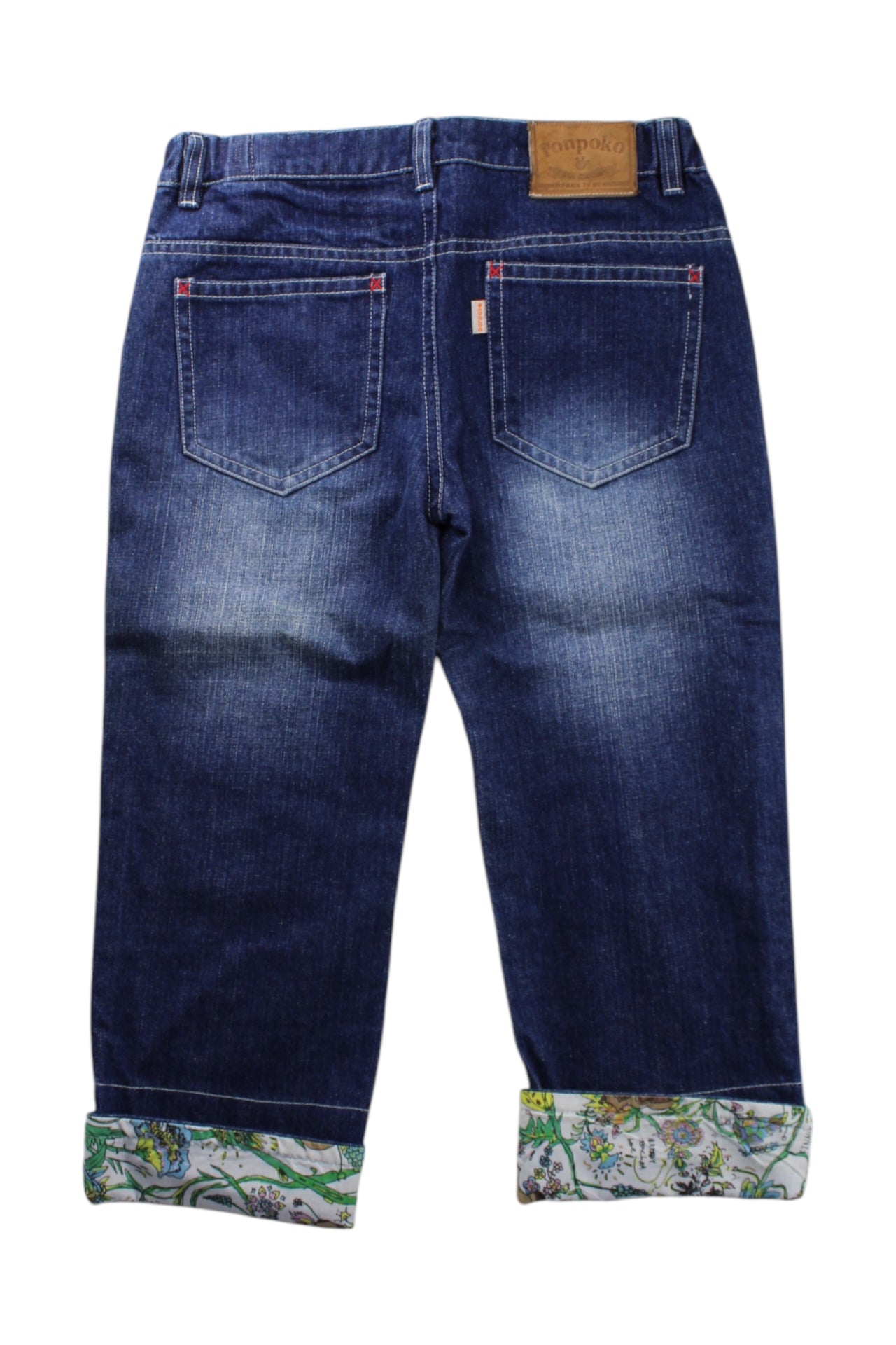 Ponpoko Jeans for Women - High Waist Stretch Denim Pants | Comfortable & Stylish for Casual Wear, Office, and Night Out