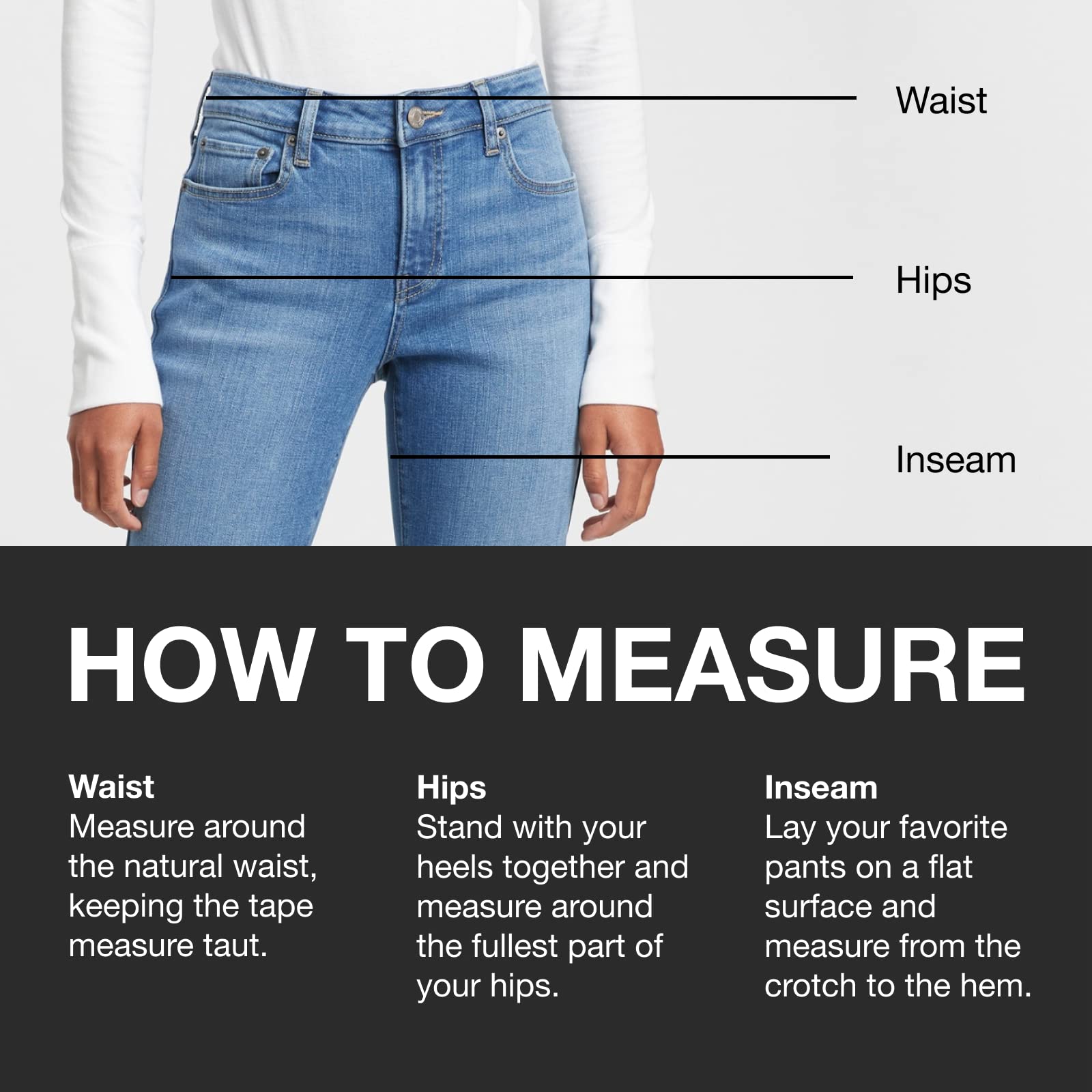 GAP Women's Slim Fit Boyfriend Denim Jeans - High Waisted Stretch Comfort for Casual Wear & Everyday Outfits