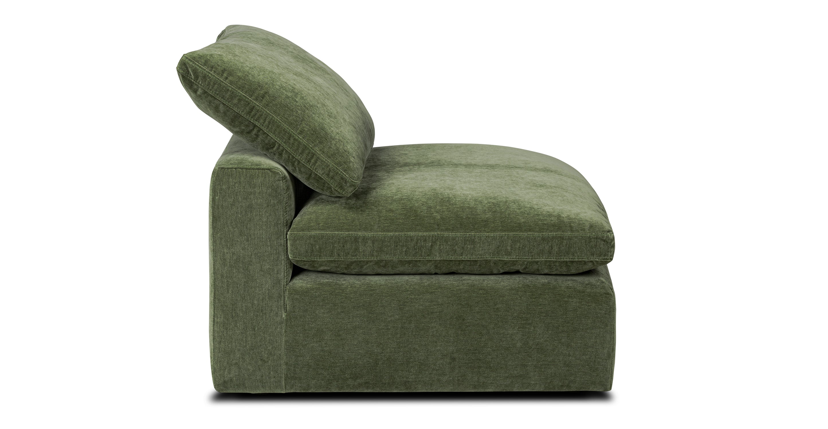 Modern Aspen Armless Chair - Lightweight & Comfortable Accent Chair for Living Room, Bedroom, or Office - Stylish Home Decor & Seating Solution