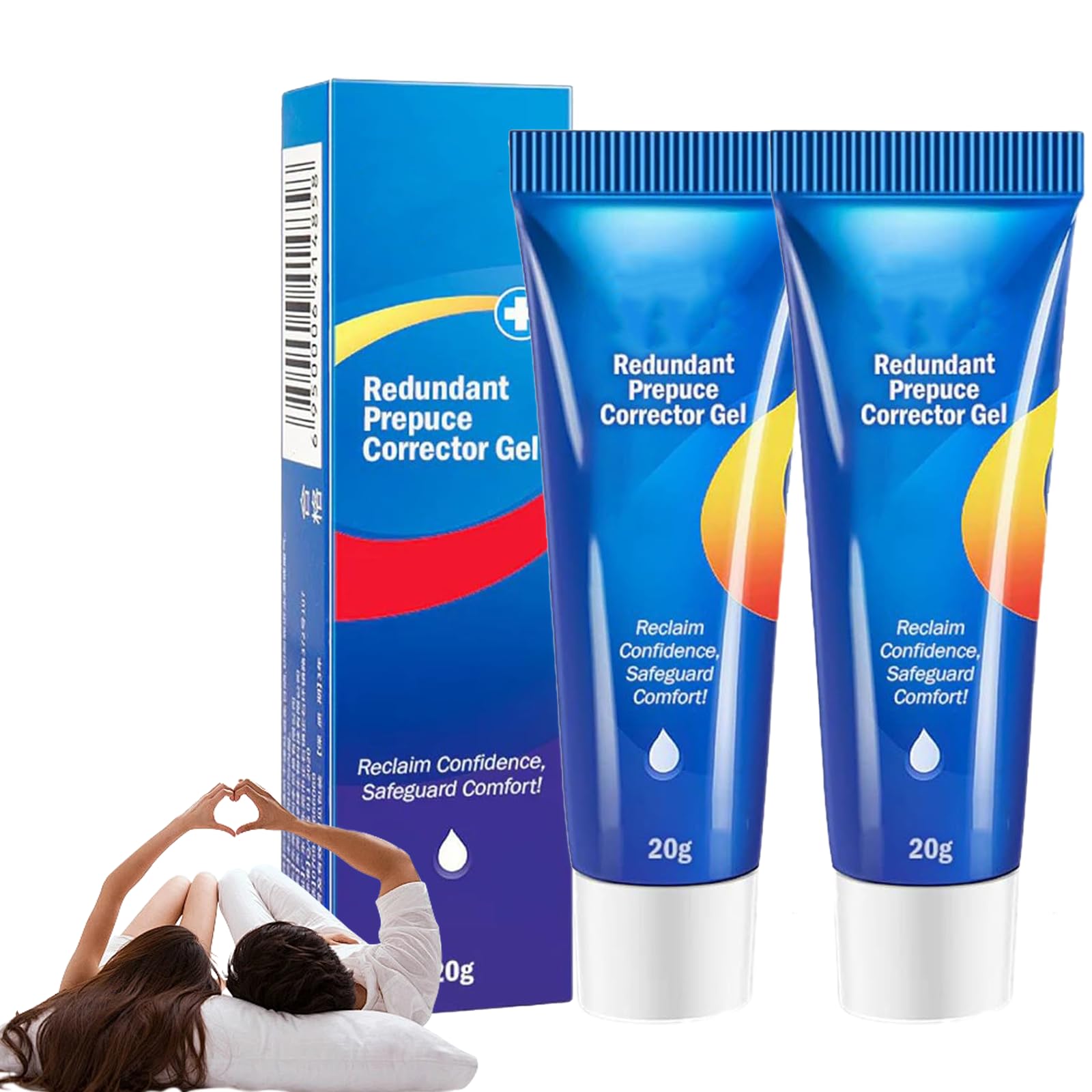 Professional Foreskin Correction Gel with Natural Ingredients - Gradual Prepuce Corrector for Men (2PCS) | Gentle & Effective Solution for Tight Foreskin & Phimosis Relief at Home