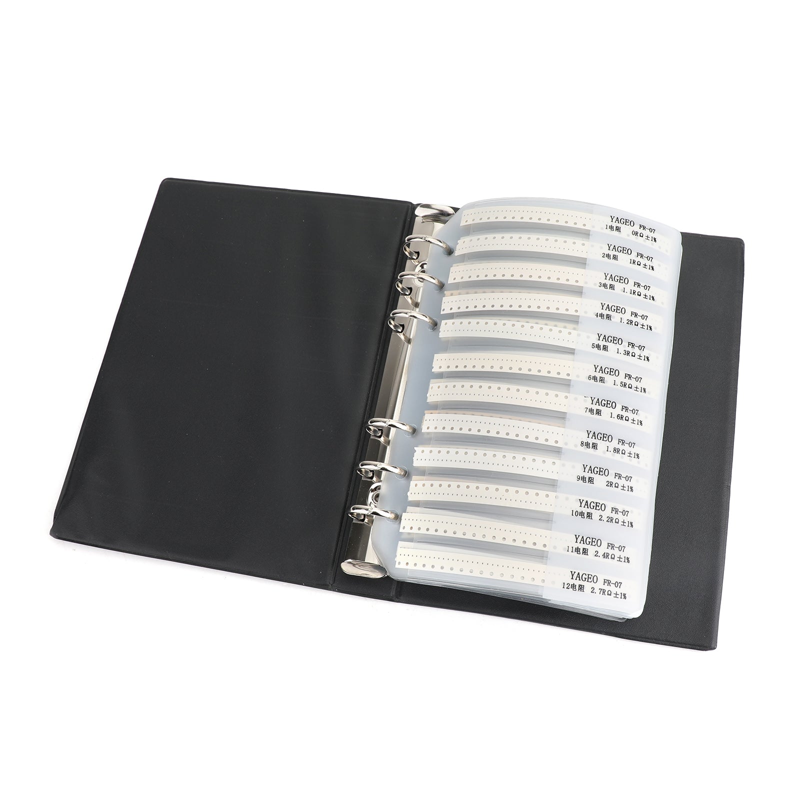 1% SMD Chip Resistor Kit - 170 Values (0201 0805 1206 0402 0603) with Capacitor Sample Book - Perfect for Electronics Repair, DIY Projects & Circuit Prototyping
