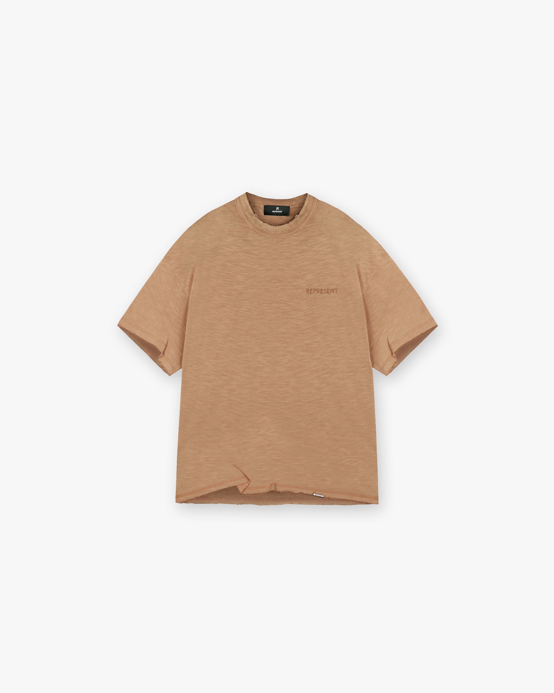 Premium Slub Cotton T-Shirt for Men - Soft & Comfortable Walnut Brown Tee - Perfect for Casual Wear, Outings & Everyday Comfort
