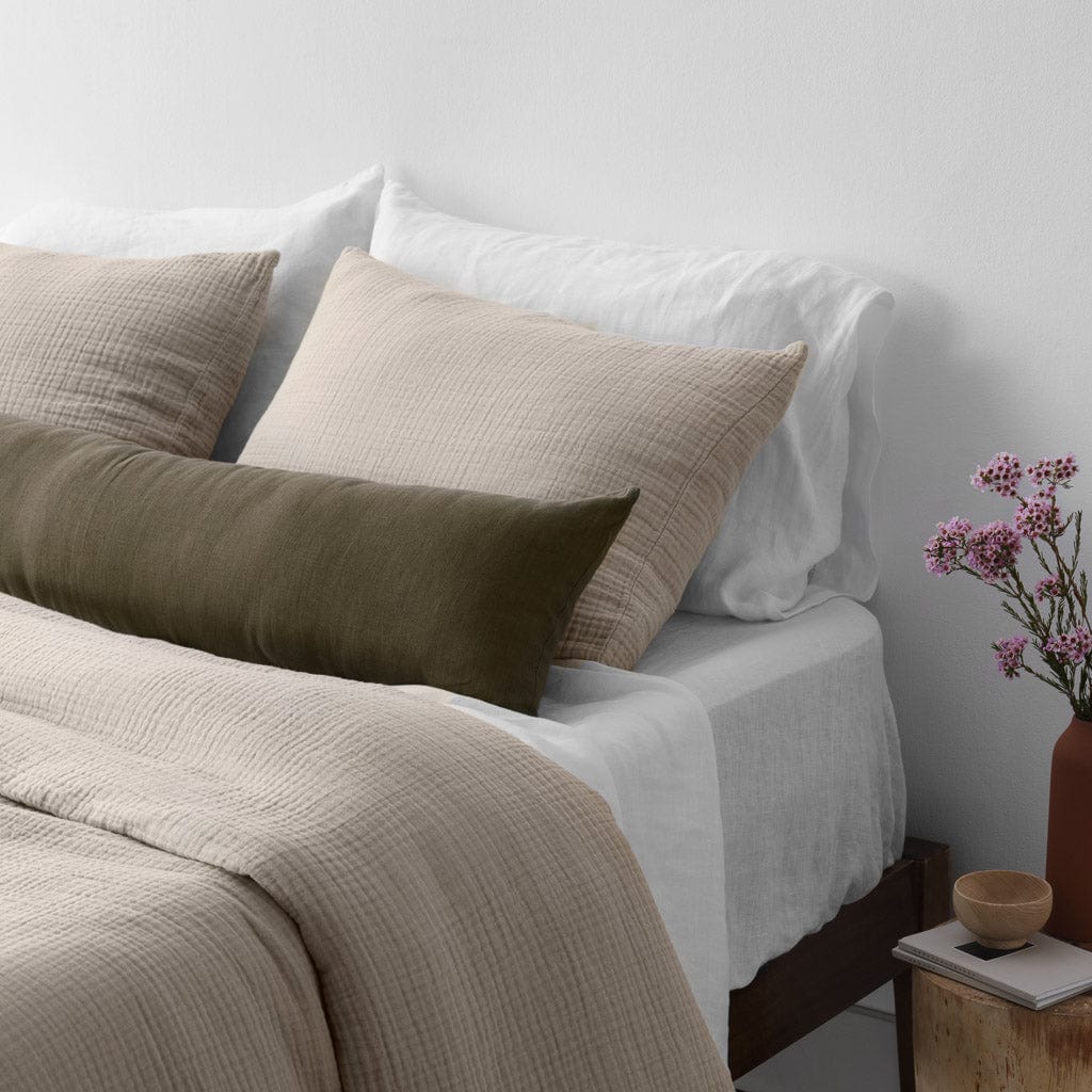 Organic Cotton Gauze Duvet Cover Set - Breathable & Soft Bedding for All Seasons | Perfect for Cozy Bedrooms, Guest Rooms & Vacation Homes
