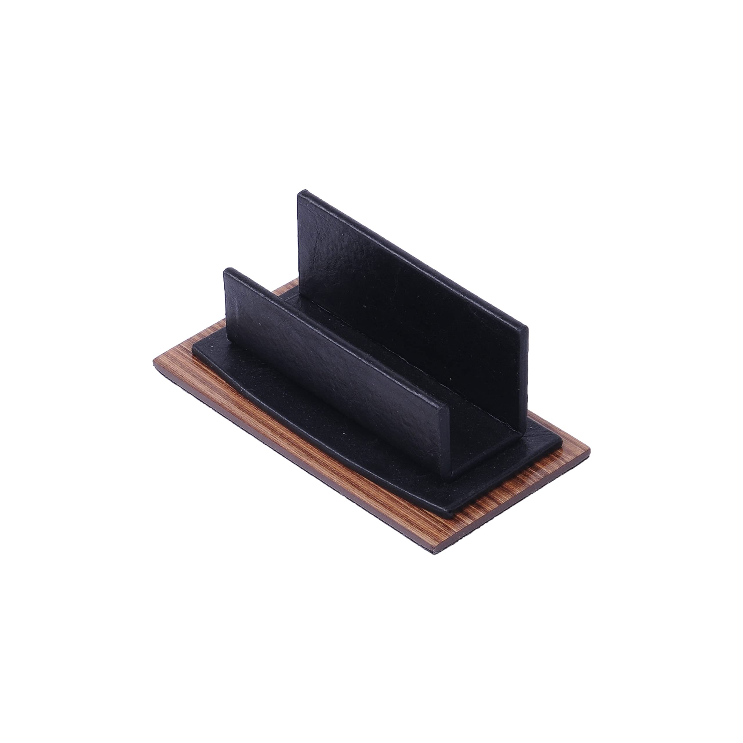 Premium 11-Piece Leather Desk Organizer Set with Walnut Wood Base - Office & Home Desk Accessories for Pens, Notebooks & Stationery | Perfect for Executive Desks, Home Offices & Workspace Organization