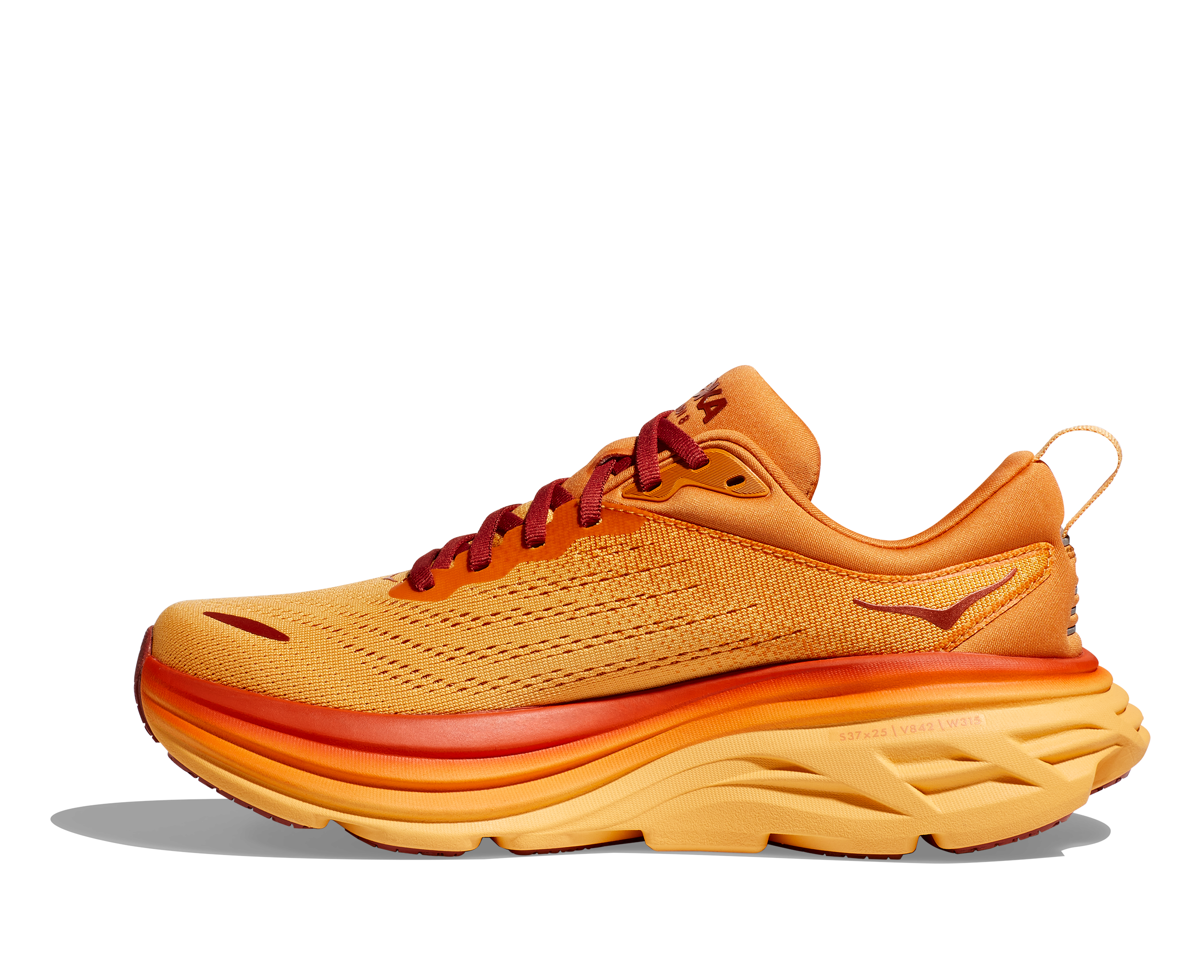 HOKA Bondi 8 Running Shoes for Men - Cushioned Road Running Sneakers with Maximum Comfort for Marathon, Jogging & Daily Wear