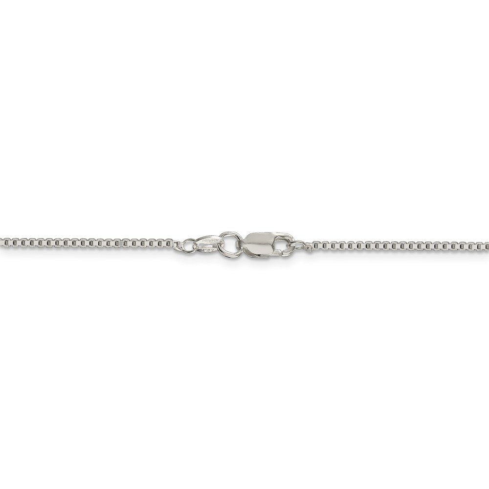925 Sterling Silver 1.4mm Box Chain Necklace for Women & Men - Durable Lobster Clasp Jewelry for Everyday Wear, Gifts & Special Occasions