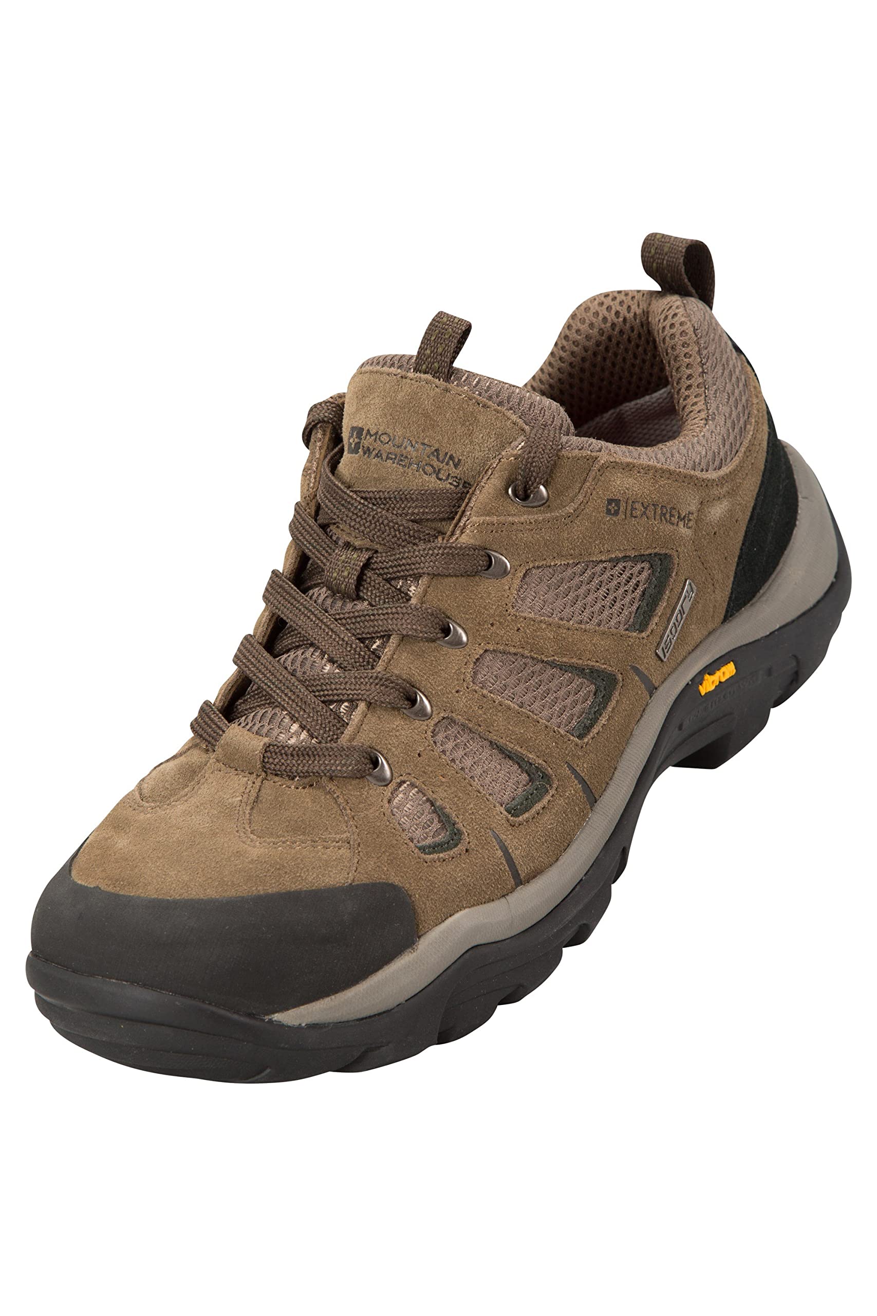 Mountain Warehouse Field Men's Wide Fit Waterproof Hiking Shoes - Comfortable Outdoor Trekking Boots for Walking, Camping & Trail Adventures