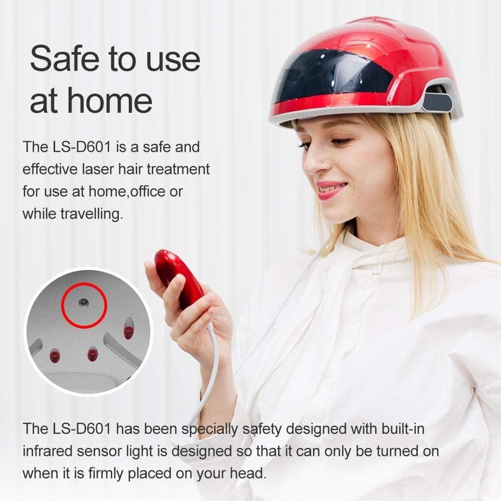 DROZIP Laser Hair Growth Device for Thinning Hair - Hair Hydration & Hair Loss Treatment for Men & Women - Stimulate Hair Regrowth at Home | Perfect for Daily Scalp Care & Thicker Hair Maintenance