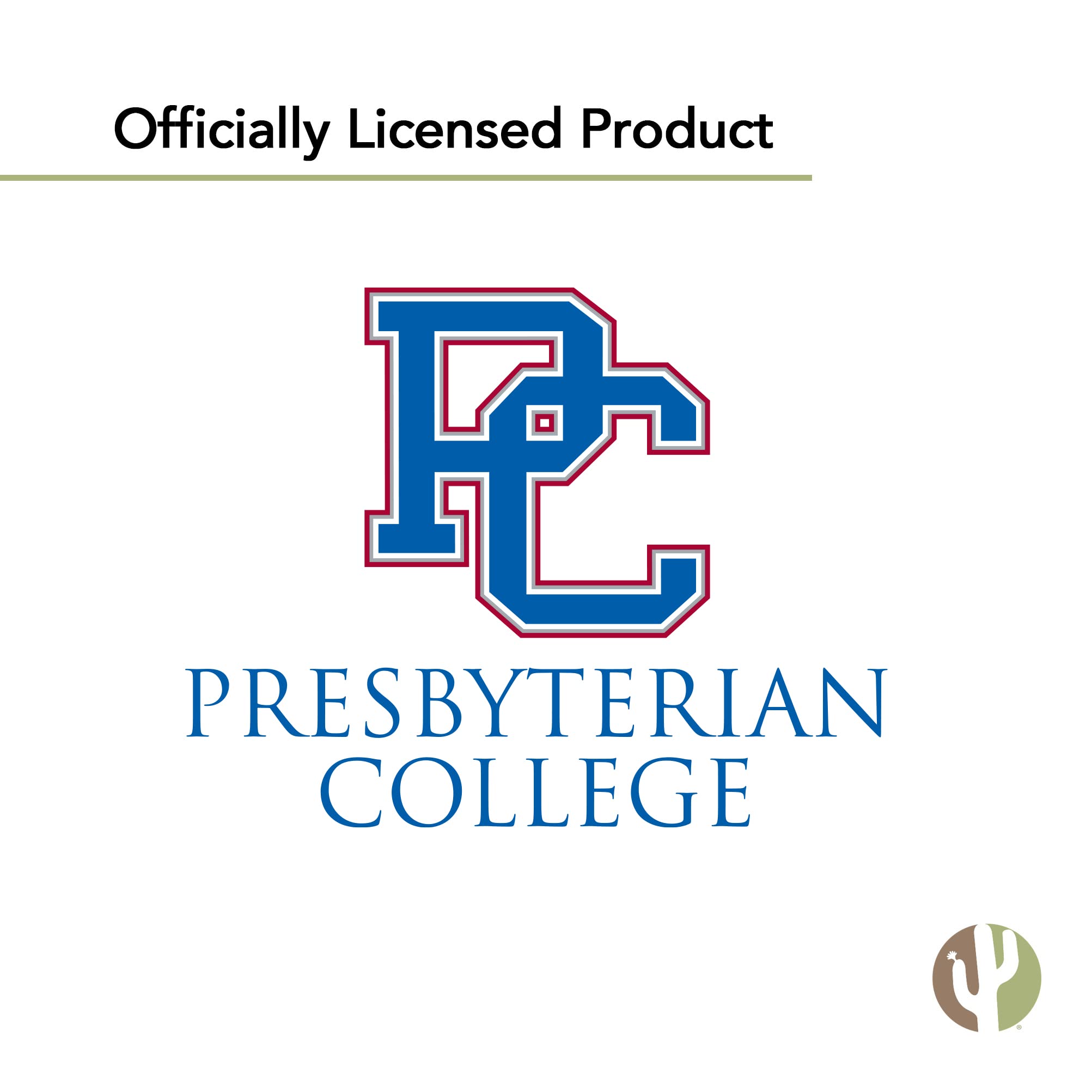 Desert Cactus Presbyterian College Sticker - Blue Hose PC Vinyl Decals for Laptop, Water Bottle, Car & Scrapbook - Durable T3 (Type 3-1) Decal - Perfect for College Pride, DIY Crafts & Gift Giving