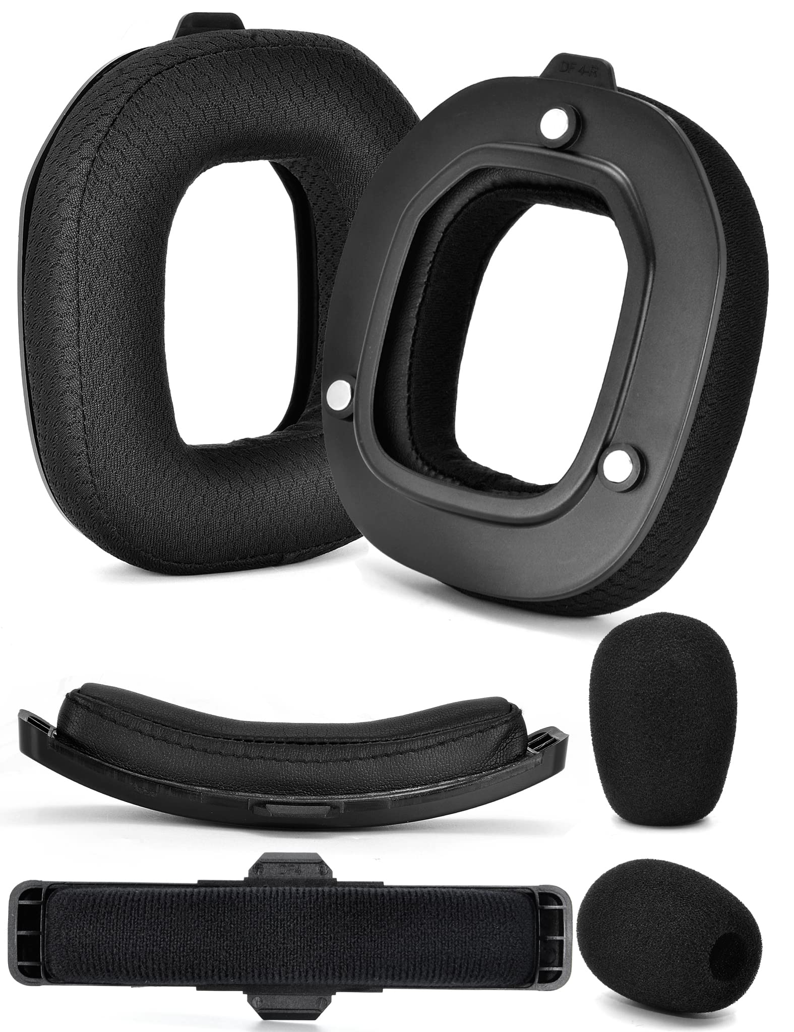 Defean Replacement Earpads & Headband for Astro A50 Gen 4 Headset - High-Density Noise Cancelling Foam Ear Cushions with Added Thickness - Perfect for Gaming, Streaming & Long Wear Comfort