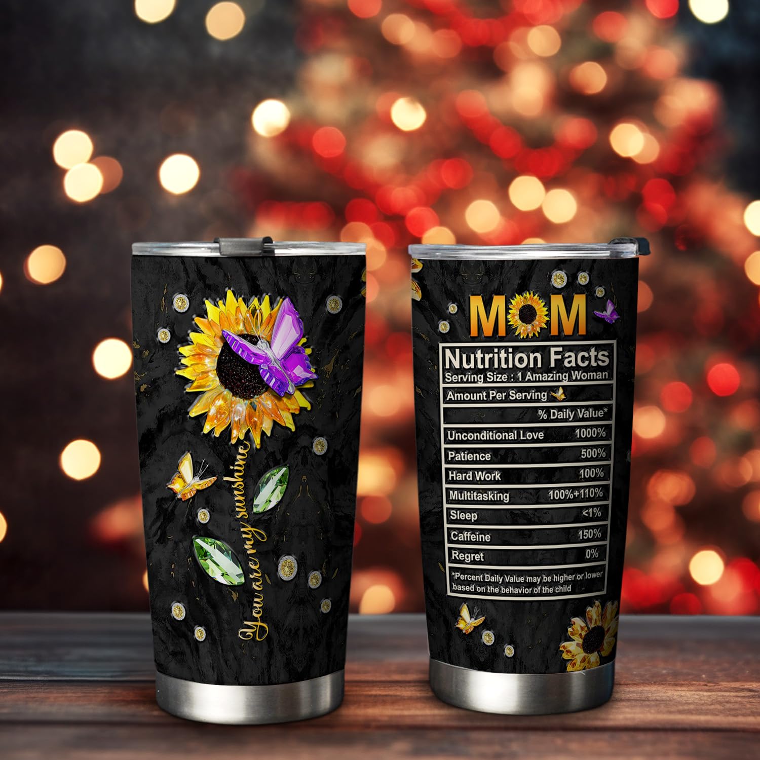 20oz Insulated Tumbler with Lid - Double Wall Vacuum Travel Coffee Mug for Women, Mom & Friends - Perfect Birthday Gift, Motivational Quote Design - Great for Office, Gym & Outdoor Activities