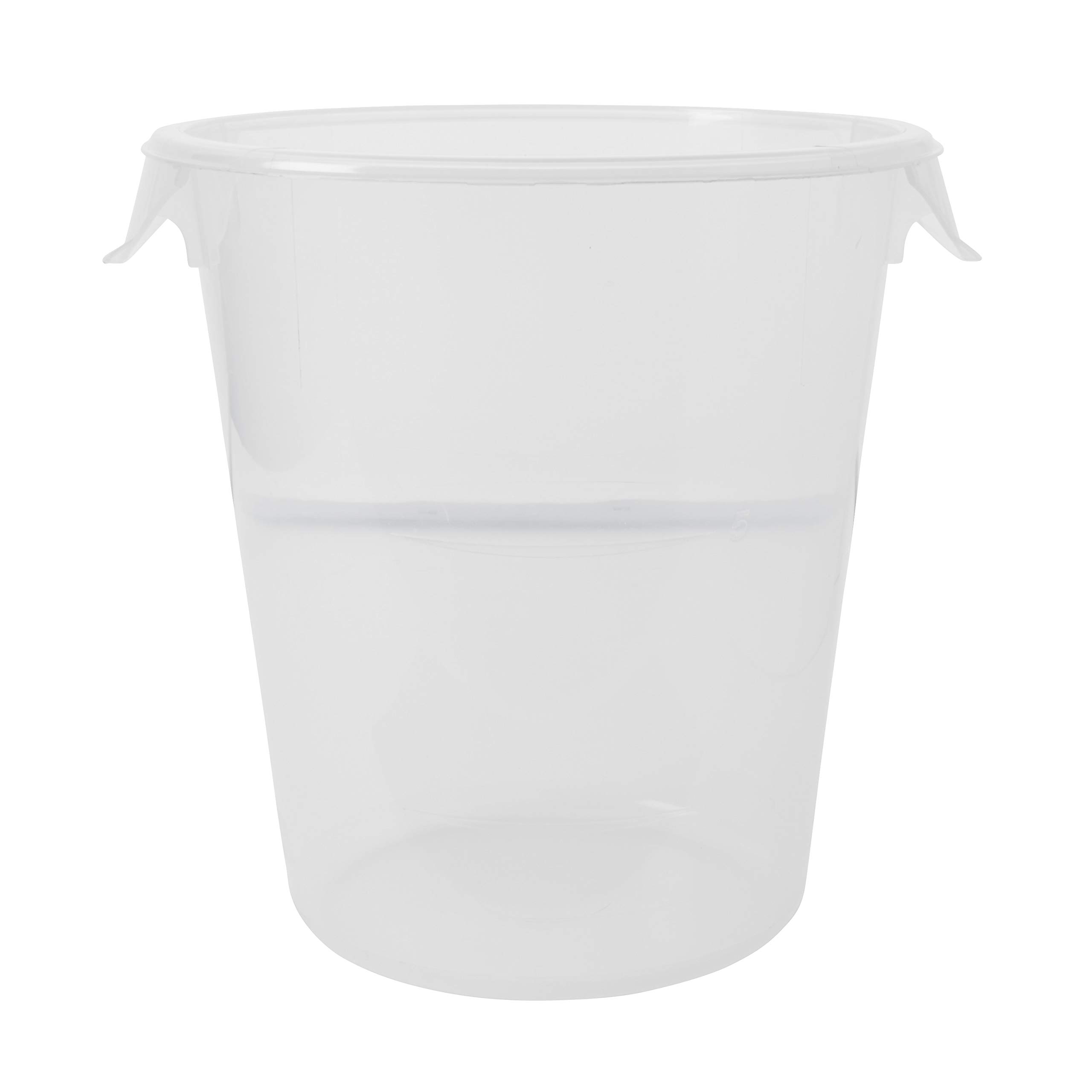 Rubbermaid 8 Quart Clear Plastic Food Storage Container - Commercial Grade, BPA-Free, High Temperature Resistant for Wet & Dry Food - Ideal for Kitchen, Restaurant, Cafeteria & Meal Prep Organization