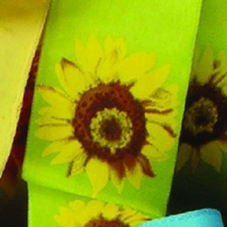 Sunflower Woven Taffeta Ribbon - 1.5 Inch x 27 Yards Bulk Spool - Yellow and Green Craft Ribbon for Gift Wrapping, DIY Decorations, Hair Bows, and Scrapbooking Projects