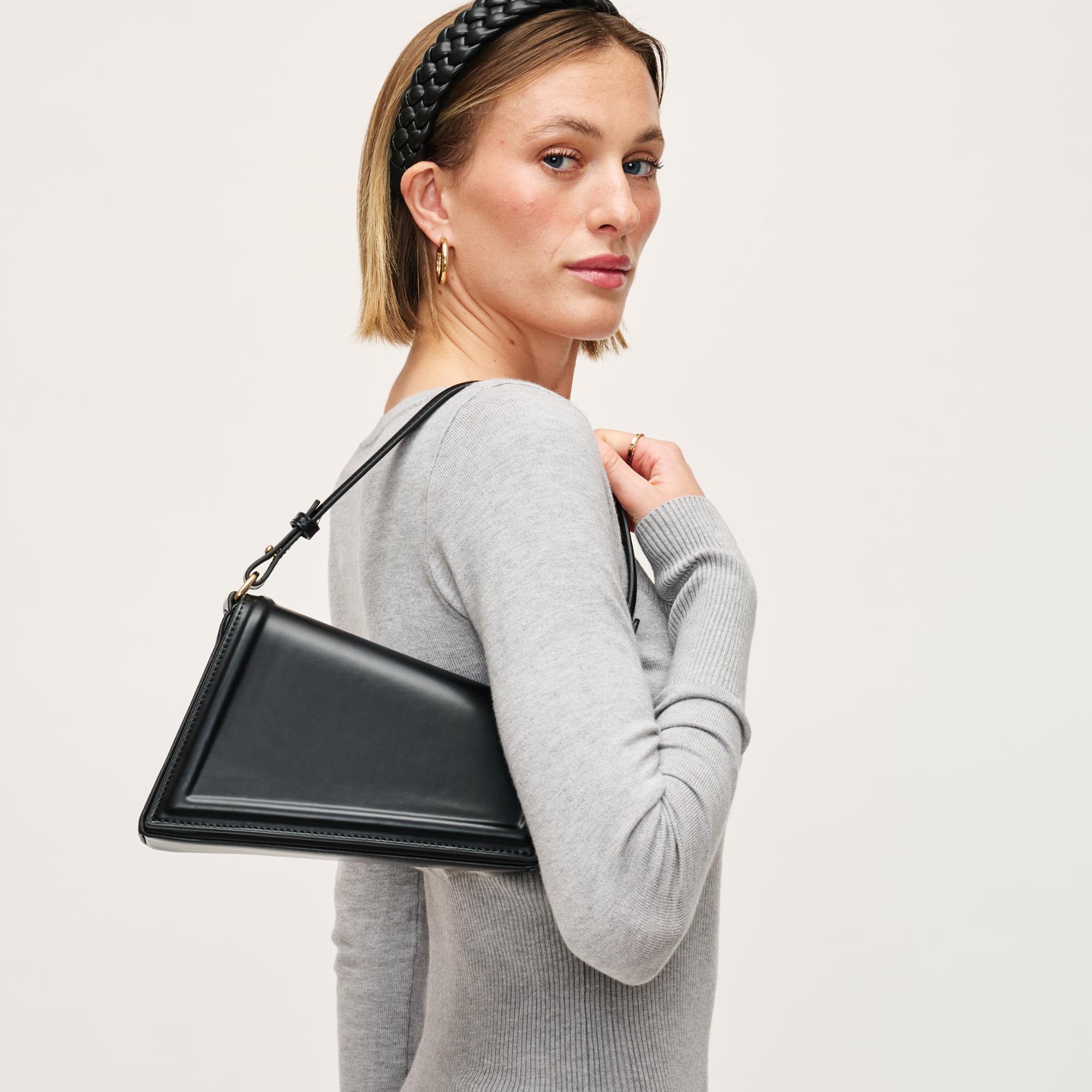 Sleek Contour Crossbody Bag for Women - Stylish Leather Shoulder Purse with Adjustable Strap, Perfect for Travel, Shopping & Everyday Use