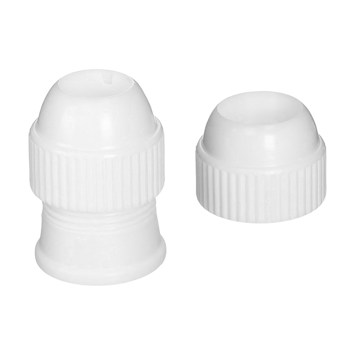 Ateco 402 Medium Coupler 3-Piece Set - Professional Baking Decorating Tools for Cakes, Cupcakes & Pastries - Perfect for Home Bakers & Professional Chefs