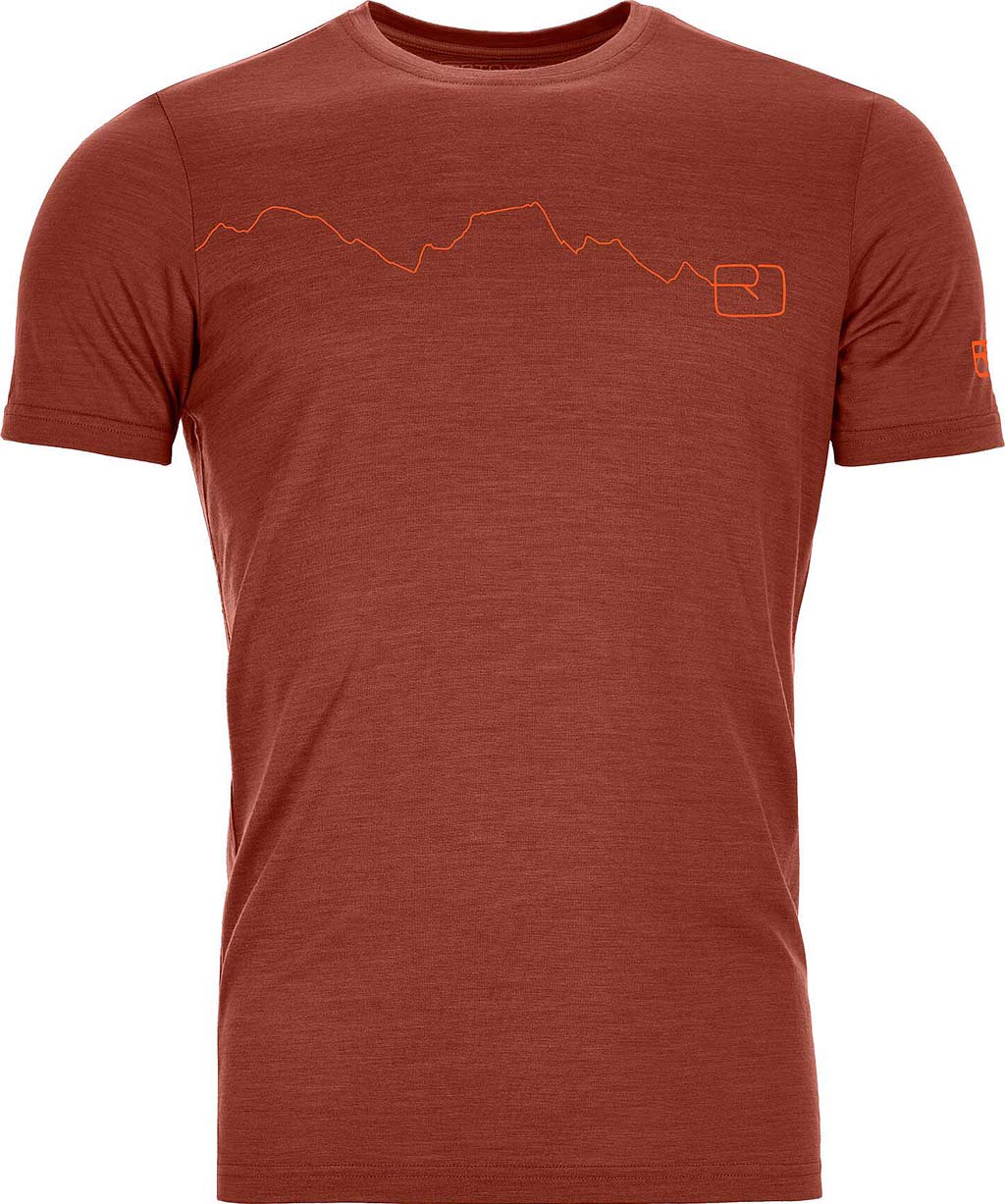 120 Tec Mountain T-Shirt for Men - Breathable & Durable Hiking Shirt - Outdoor Adventure & Casual Wear
