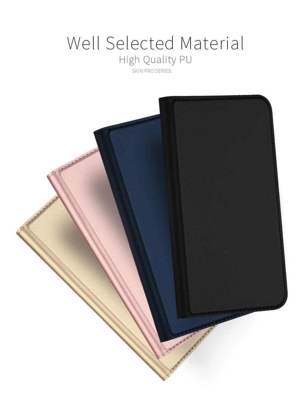 Premium iPhone Leather Stand Case with Flip Card Slot - Perfect for Travel, Business & Everyday Use