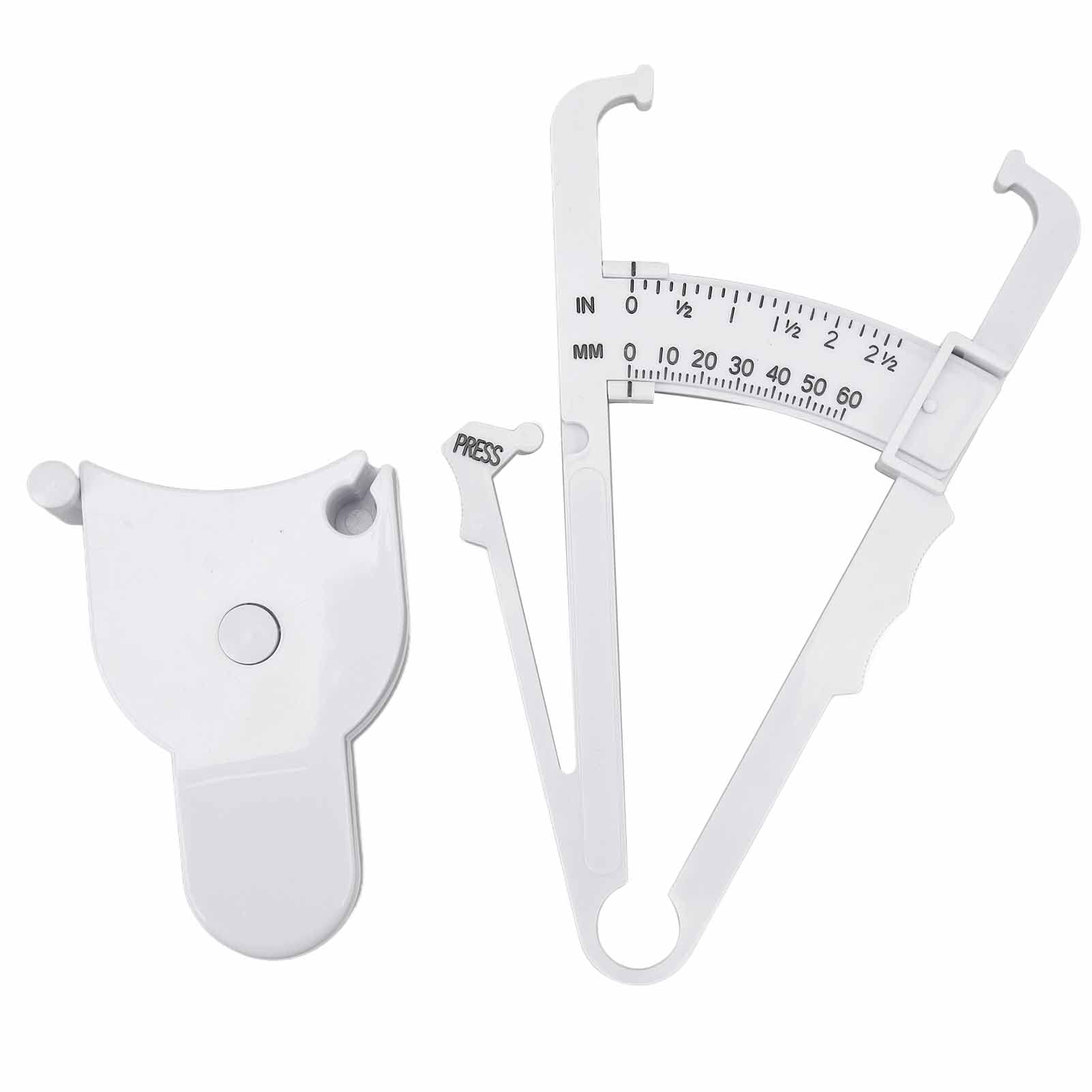 Premium Body Fat Caliper & Measuring Tape Kit - Accurate BMI, Skinfold & Fitness Measurement Tool for Weight Loss, Health Tracking - Ideal for Home Gym, Personal Trainers & Fitness Enthusiasts