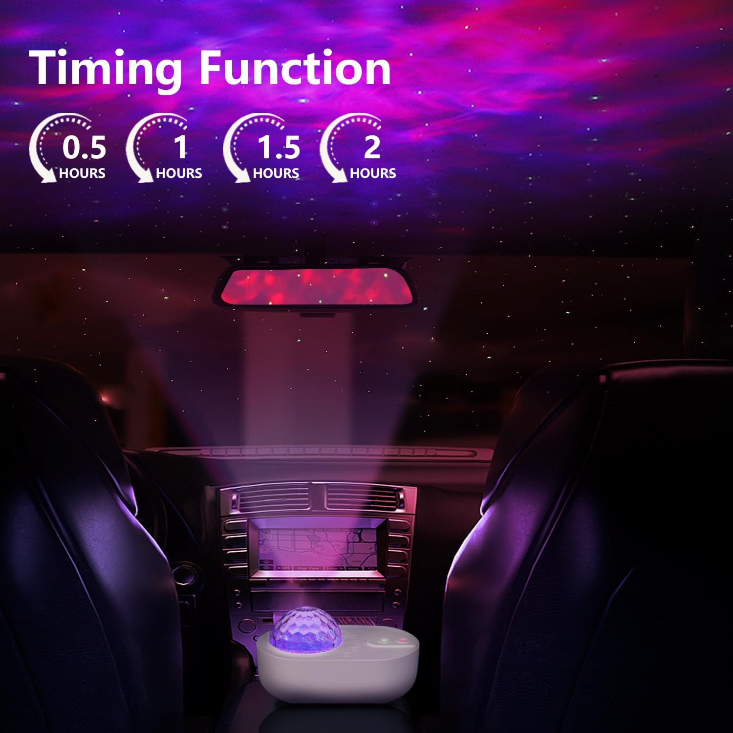Galaxy Star Projector Night Light for Kids - Bluetooth Speaker, Timer, Large Coverage | Perfect for Bedroom Decor, Christmas & Birthday Gifts | Create a Relaxing Starry Night Atmosphere for Sleep & Play