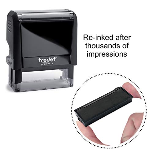 Personalized Self Inking Notary Stamp Seal with Ink - Custom Rubber Stamp for North Carolina Notaries | Perfect for Legal Documents, Certifications & Official Paperwork