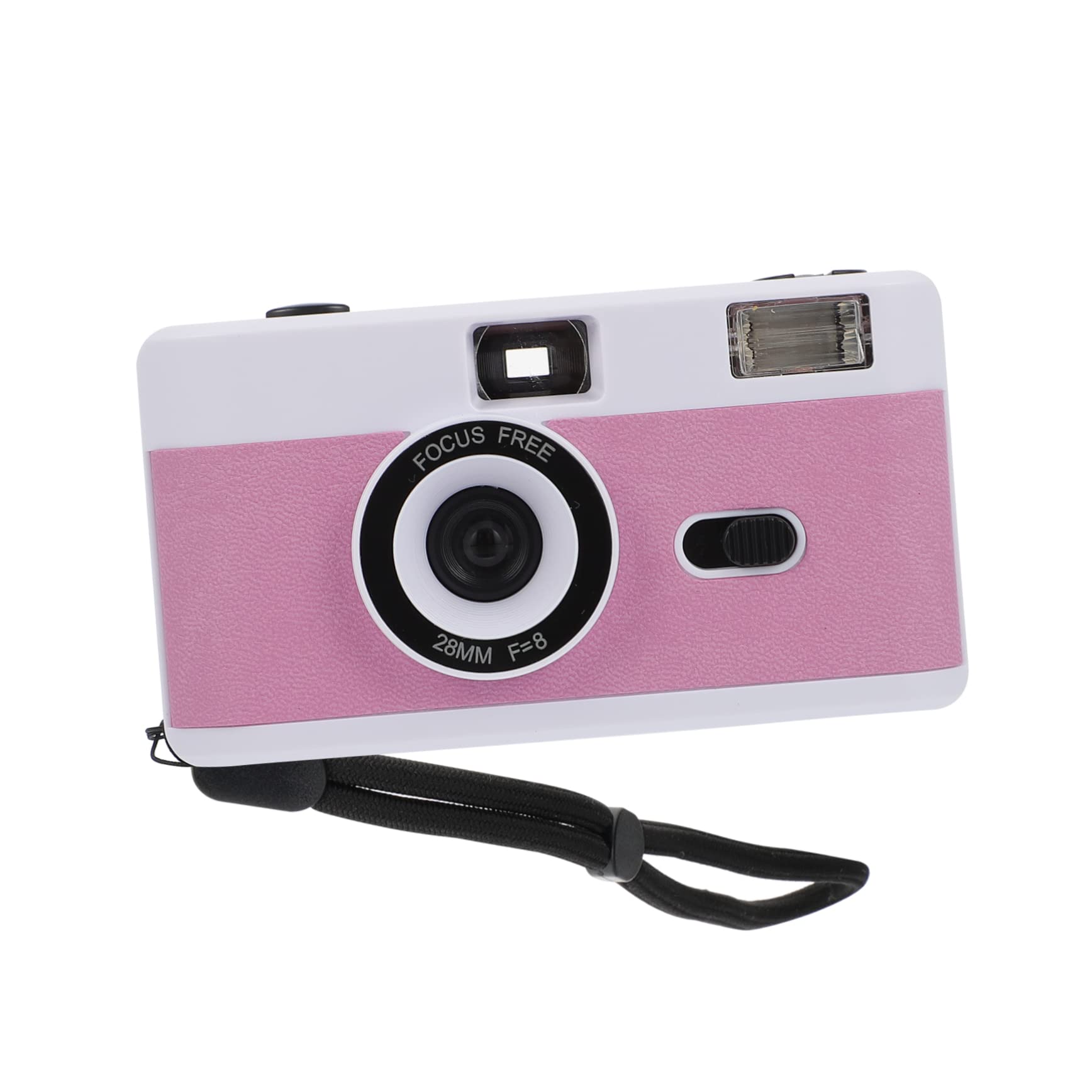 DOITOOL 7-Pack Retro Vintage Film Cameras - 35mm Plastic Travel Camera with Built-in Flash, Old Fashioned Macaron Design (White) - Perfect for Photography Enthusiasts, Travel Souvenirs & Vintage-Themed Parties