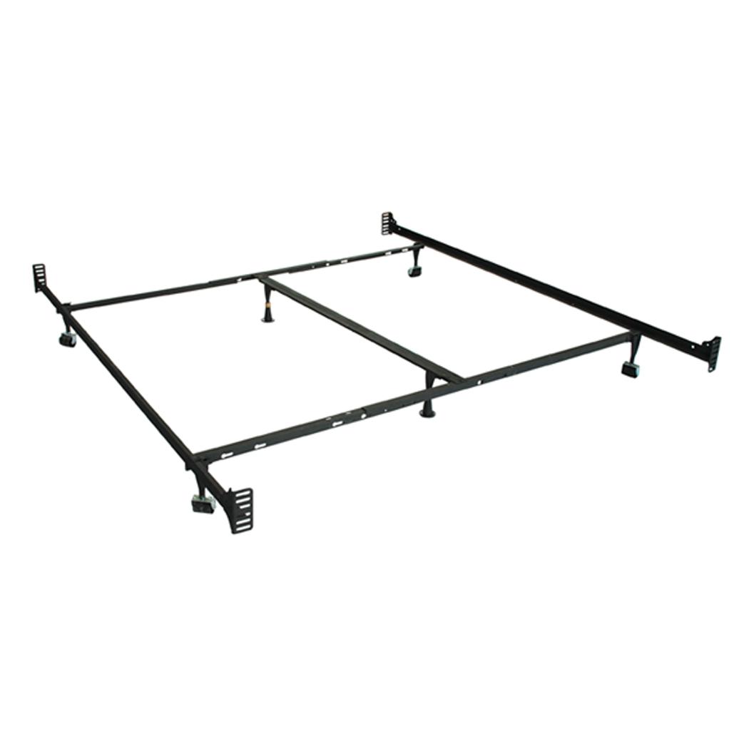 IFDC Single/Double Bed Frame 20DF - Sturdy Metal Platform Bed Frame for Home, Dorm, or Guest Room - Easy Assembly & Modern Design