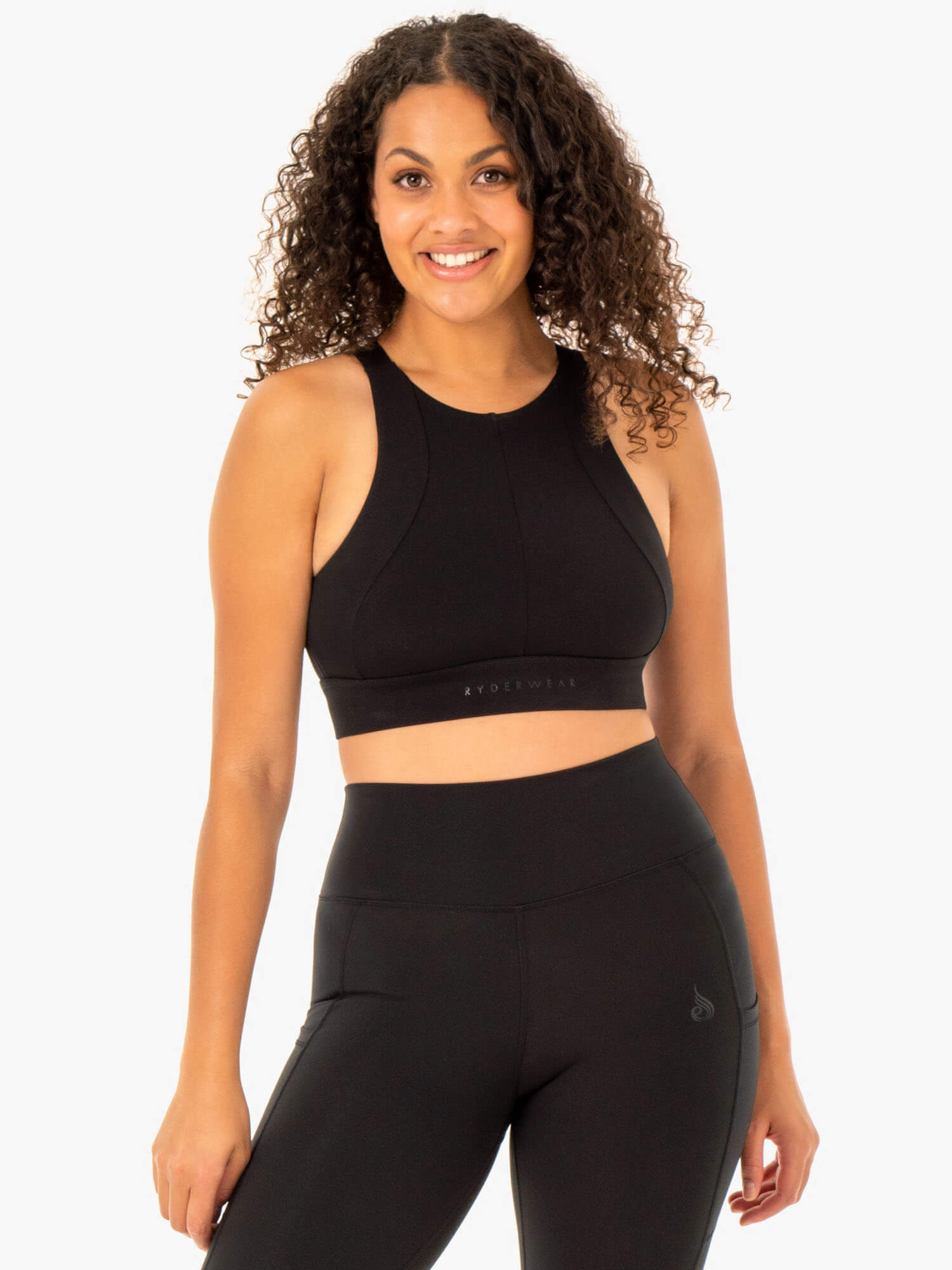 High Impact Sports Bra for Women - Supportive & Comfortable Workout Bra - Black - Perfect for Running, Gym & High-Intensity Training