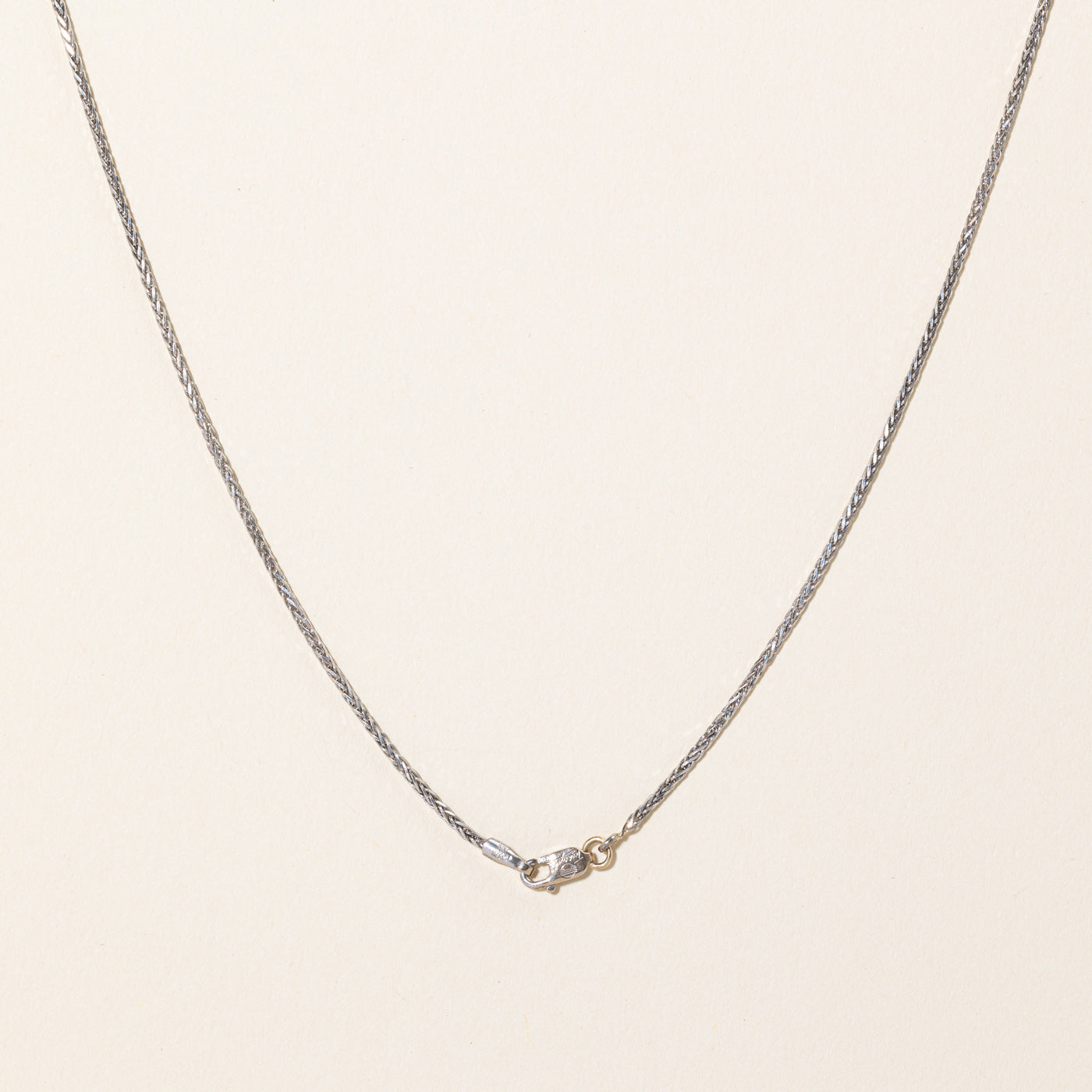 10K White Gold Wheat Chain Necklace 18 Inches - Elegant Jewelry for Women, Perfect for Everyday Wear, Gifts & Special Occasions