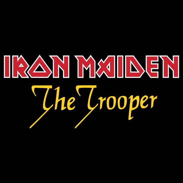 Iron Maiden The Trooper Black Hockey Jersey - Official Band Merchandise for Fans & Collectors - Perfect for Concerts, Sports Events & Casual Wear