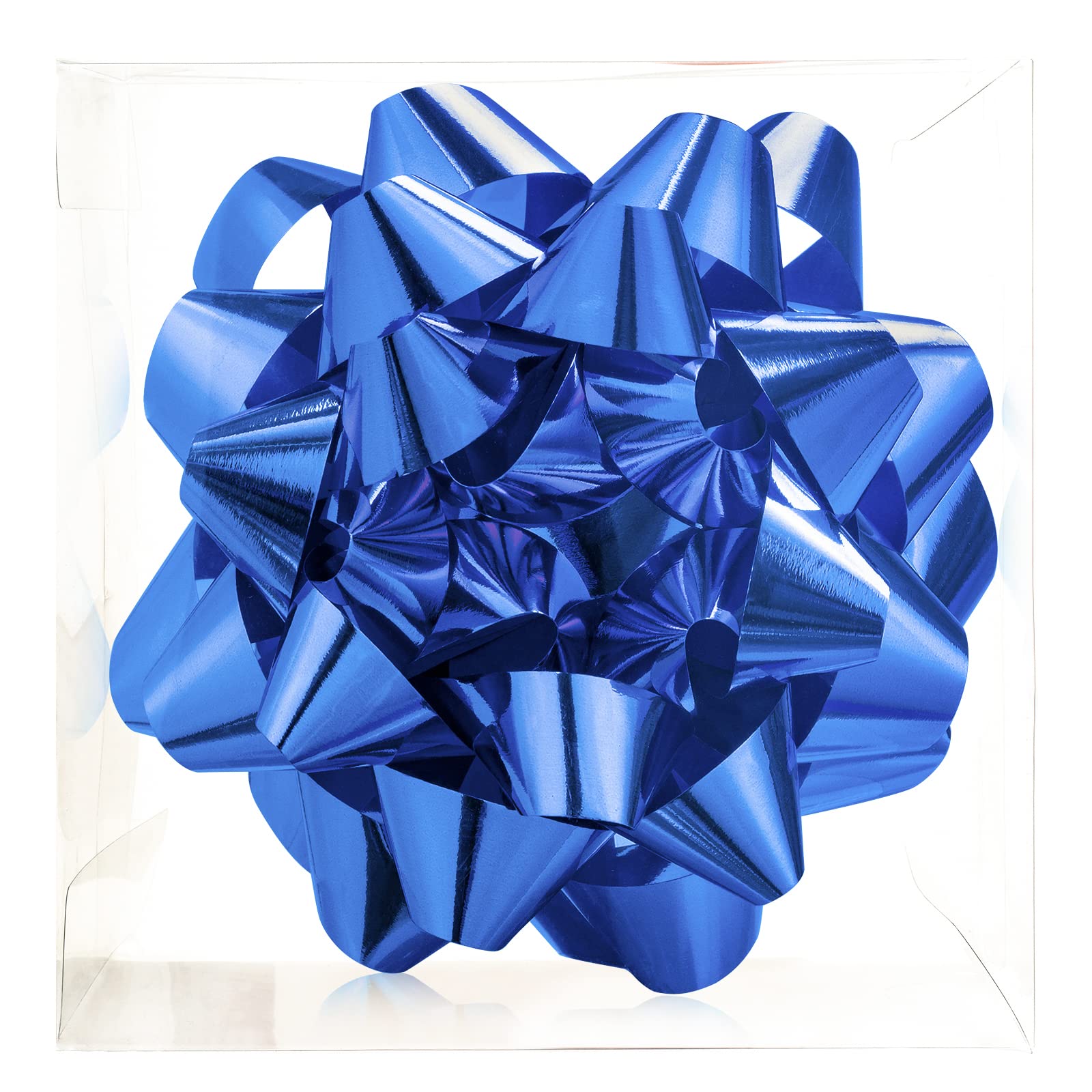 MAYPLUSS 8 Inch Royal Blue Gift Bow - Premium Quality Decorative Ribbon for Birthday, Christmas, Wedding & Party Favors - Perfect for Gift Wrapping, Home Decor & Event Decoration
