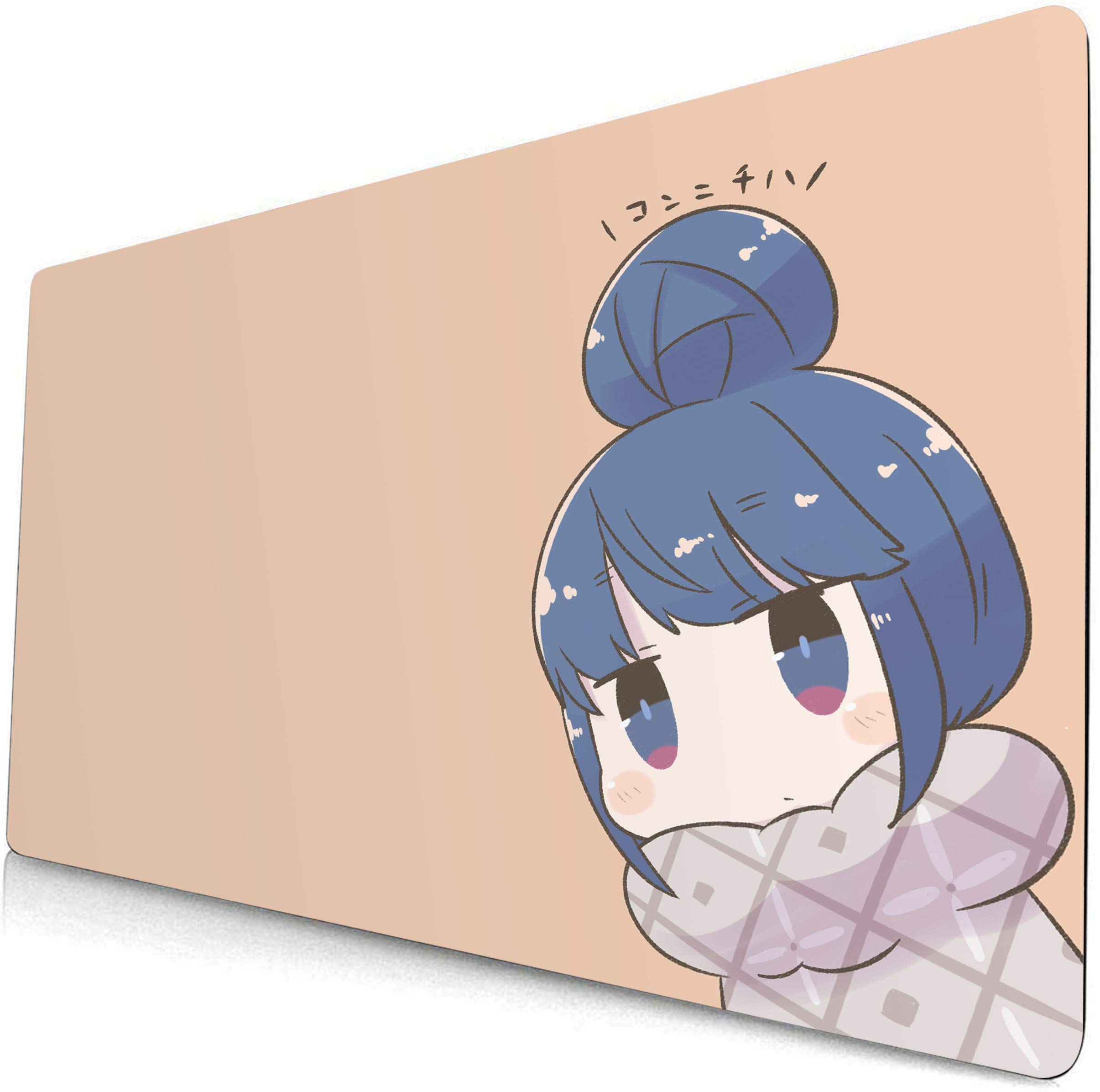 Yuru Camp Anime Mouse Pad - Rin & Nadeshiko Design, 60cm×35cm Large Gaming Mouse Pad with Non-Slip Base, Perfect for Computer, Office, and Gaming Setups - Great for Anime Fans and Comfortable Extended Use