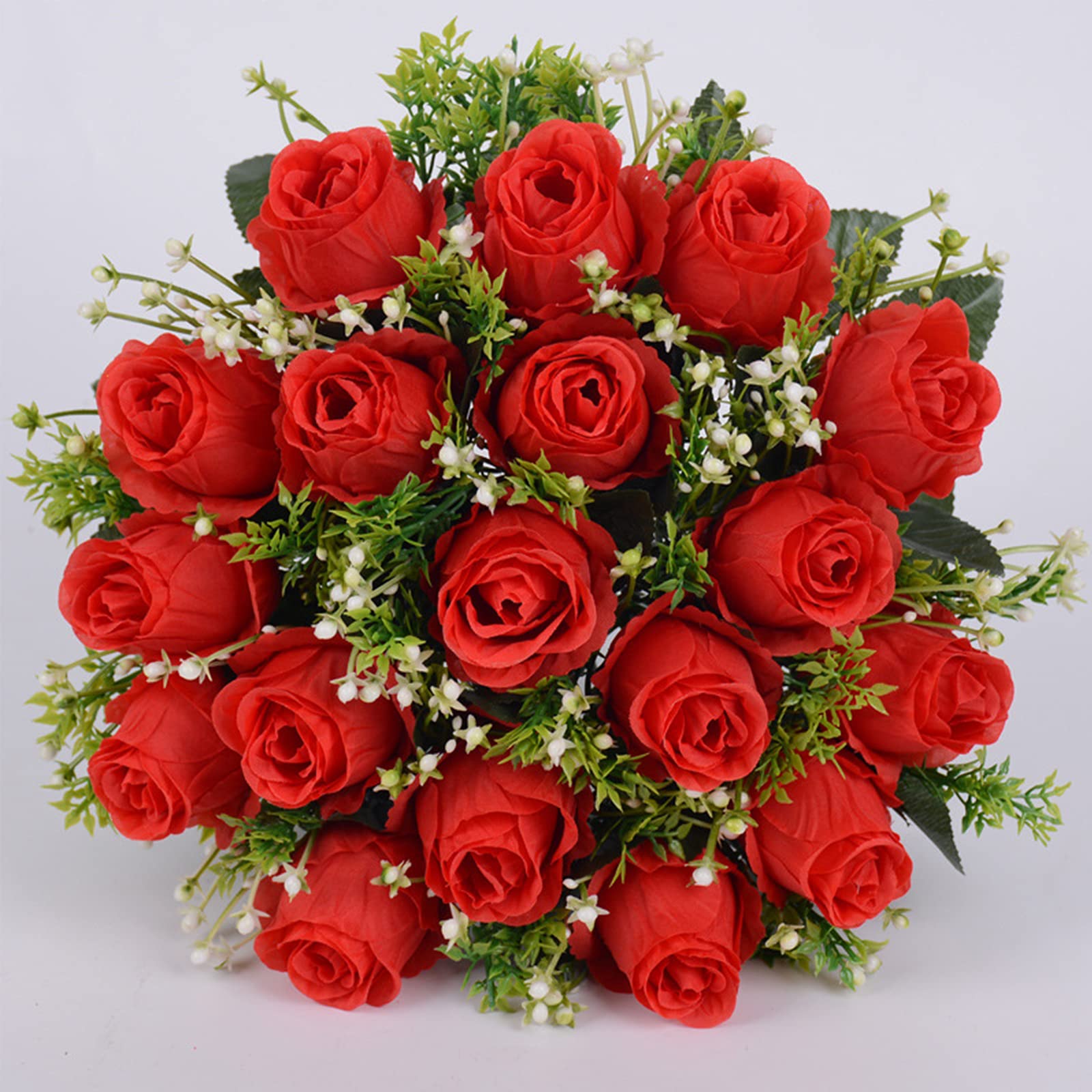 Artificial Memorial Flowers for Cemetery - UV Resistant Faux Floral Arrangements for Indoor & Outdoor Grave Decorations - Perfect for Headstones, Vases, and Memorial Displays