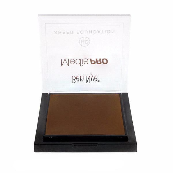 Ben Nye MediaPRO HD Sheer Foundation - Lightweight, Buildable Coverage for Flawless Skin | Professional Makeup for Photography, Film & Everyday Wear