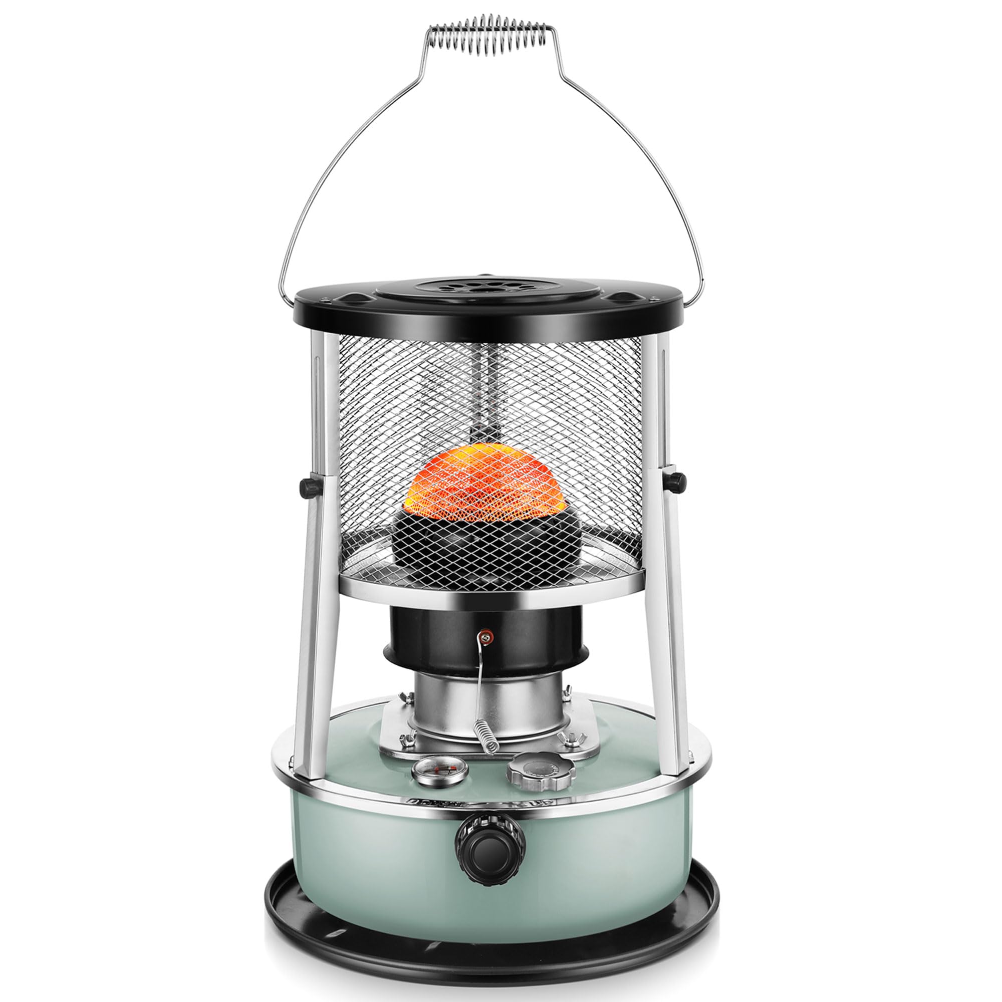 Portable Kerosene Heater for Indoor & Outdoor Use - 4.5L Blue Non-Electric Oil Heater for Camping, Emergency Heating, Garage, Cooking | Perfect for Power Outages, Winter Warmth & Outdoor Adventures