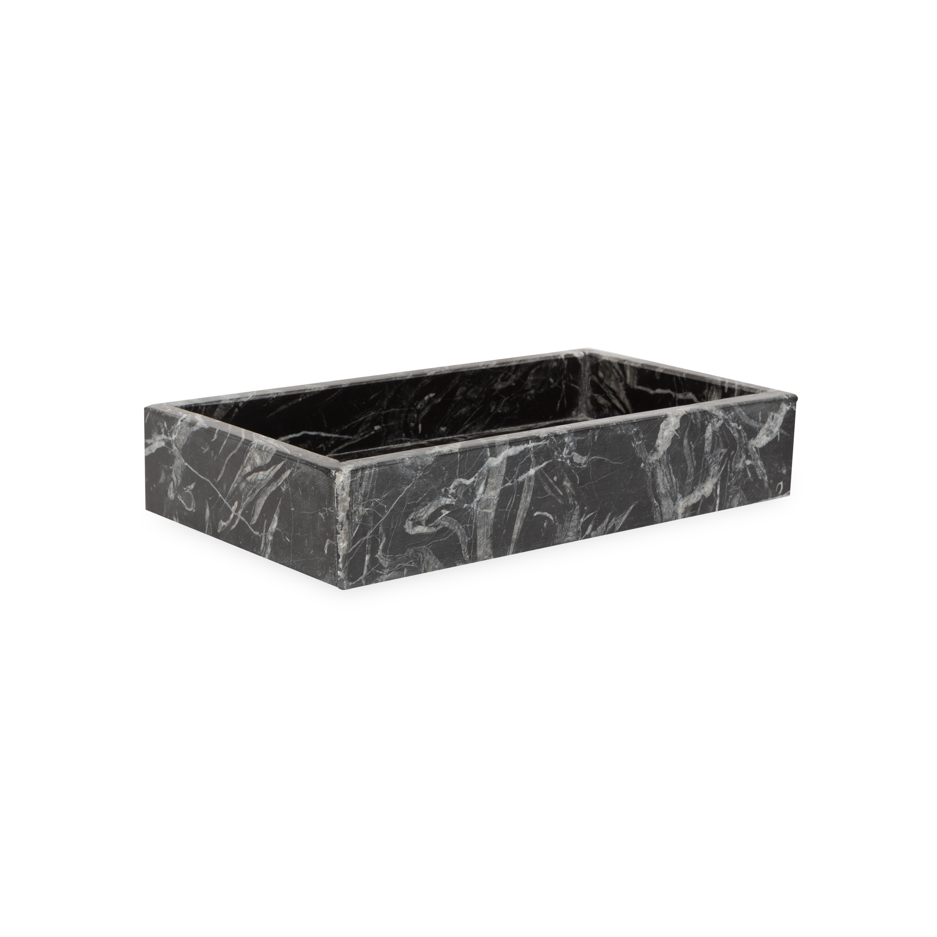 Black Marble Soap Dish - Elegant Bathroom Organizer for Luxury Showers & Spa Decor | Perfect for Modern & Minimalist Bathrooms