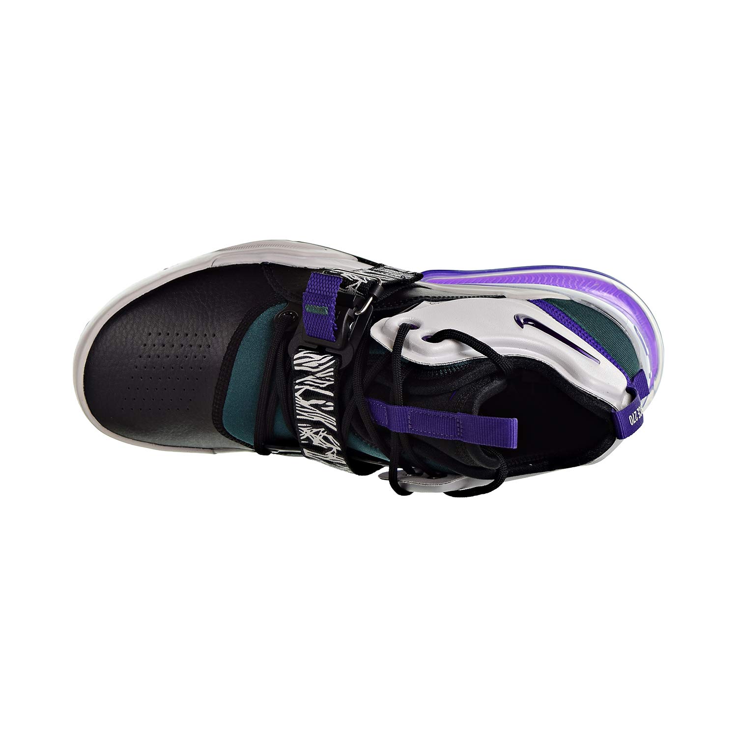 Nike Air Force 270 Light Zen Grey/Court Purple Kids' Sneakers - Size 5 | Comfortable Basketball Shoes for Boys & Girls | Perfect for School, Sports & Casual Wear
