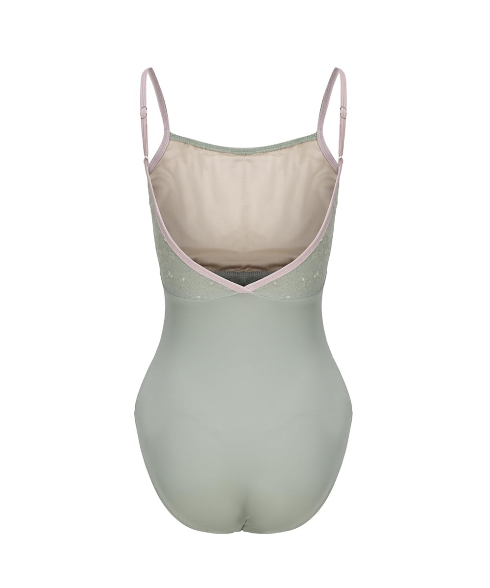 Women's Adjustable Strap Camisole Ballet Leotard - Gymnastics Bodysuit for Dance & Yoga - Perfect for Ballet Class, Gym Workouts & Performance Costumes
