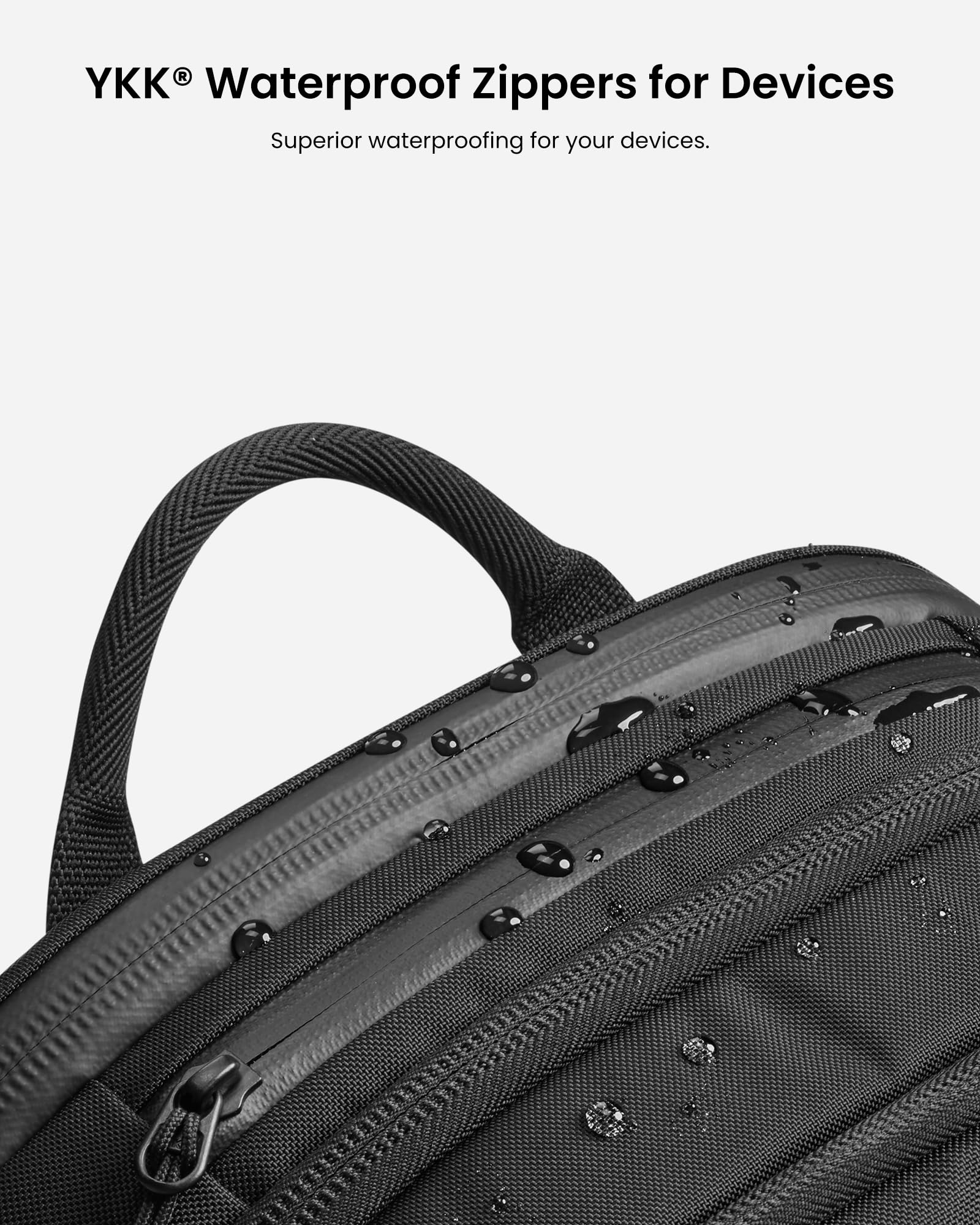 tomtoc 17.3 Inch Waterproof Laptop Backpack - Durable Cordura Travel Backpack for Business & Commute - 30L Daypack for Urban Exploration, Weekend Trips & Office Use