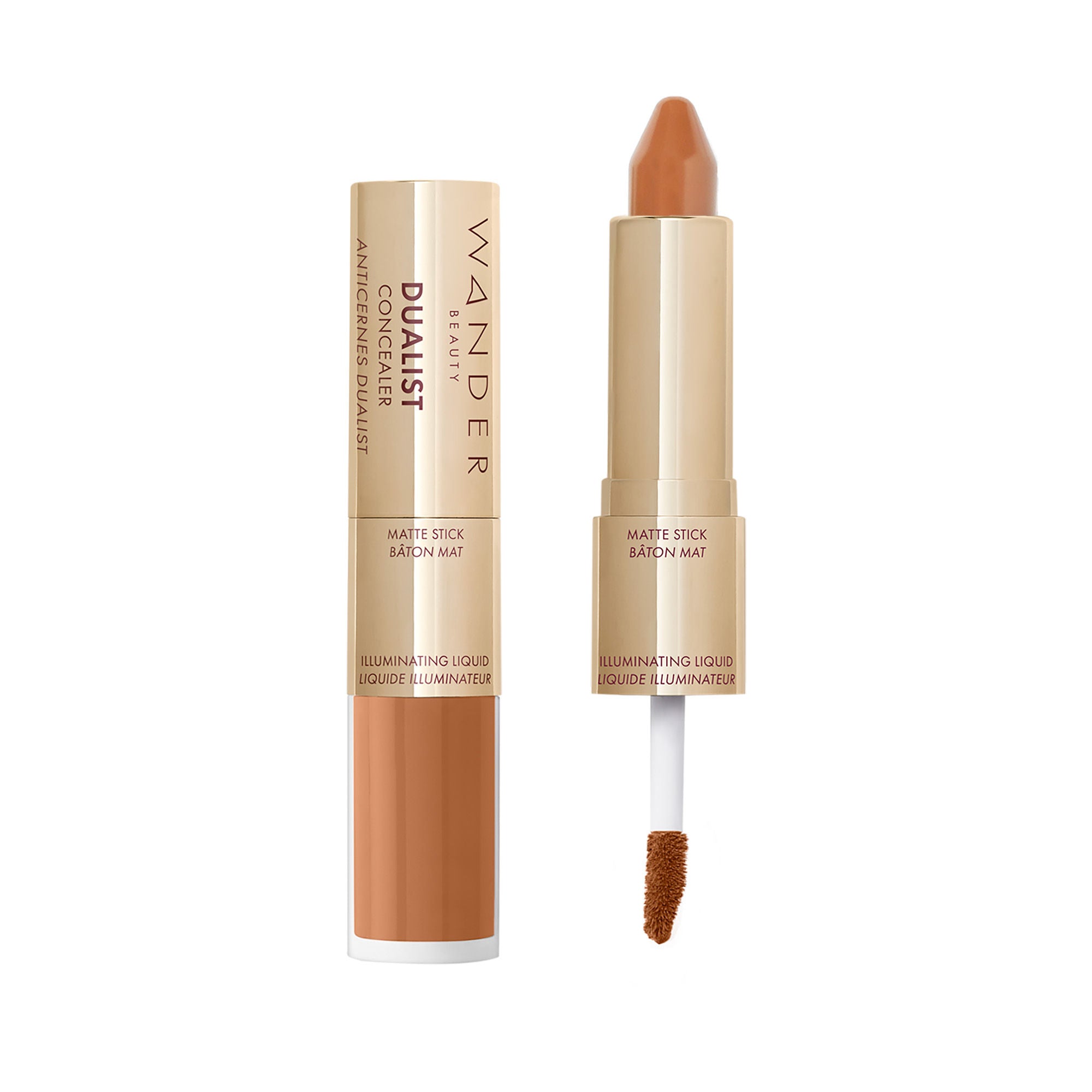 Dualist Matte and Illuminating Concealer - Full Coverage Makeup for Dark Circles & Blemishes | Perfect for Everyday Wear & Special Occasions
